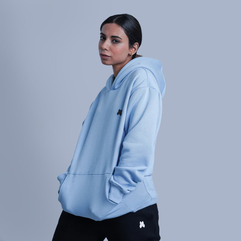 Tranquil Blue Oversized Hoodie