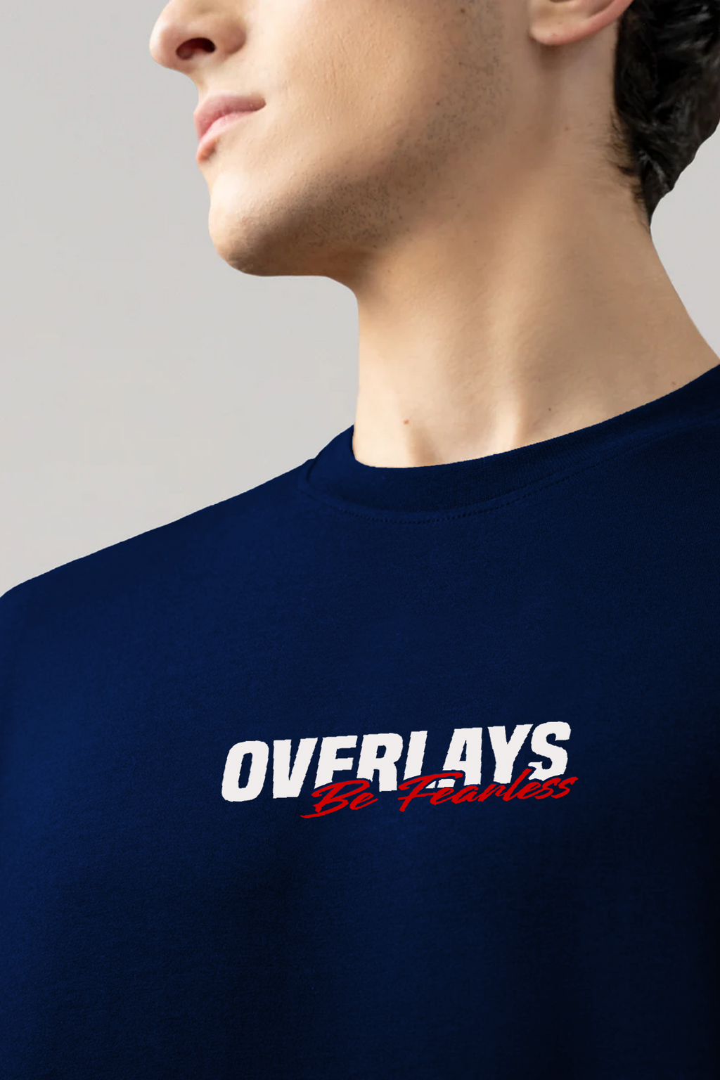 Navy Fearless Relaxed Fit T-shirt - Ultra Soft