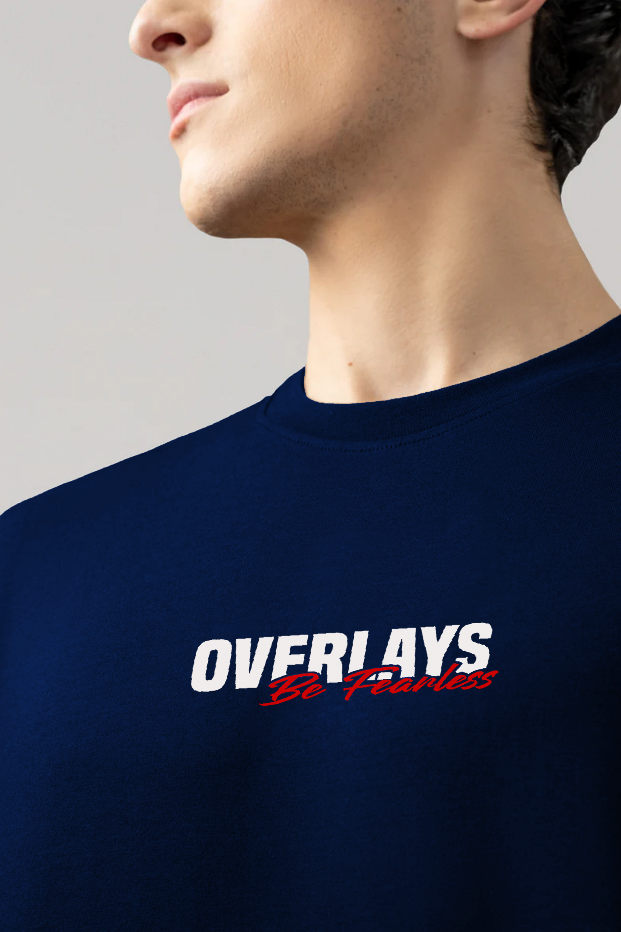 Navy Fearless Relaxed Fit T-shirt - Ultra Soft