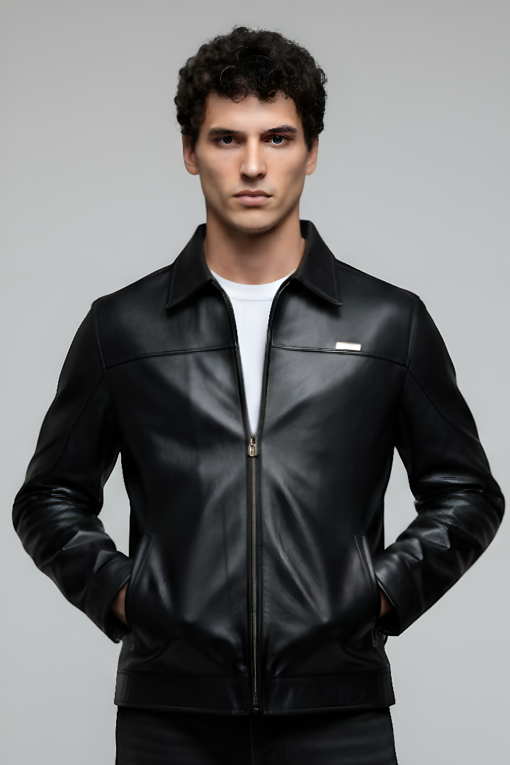 Miler faux leather jacket