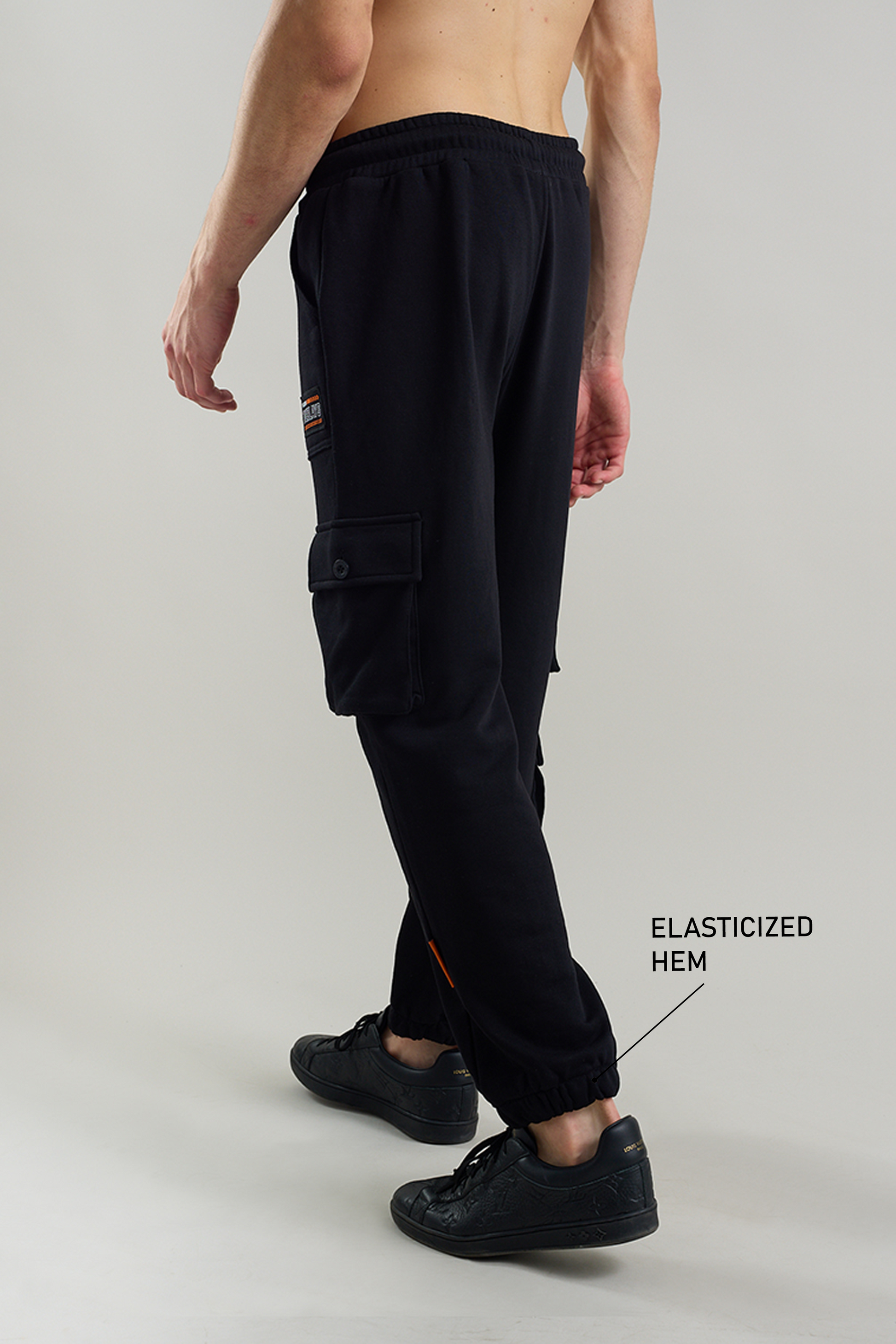 Heavy Weight Combat Black Joggers