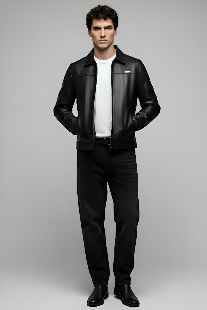 Miler faux leather jacket