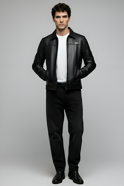 Miler faux leather jacket