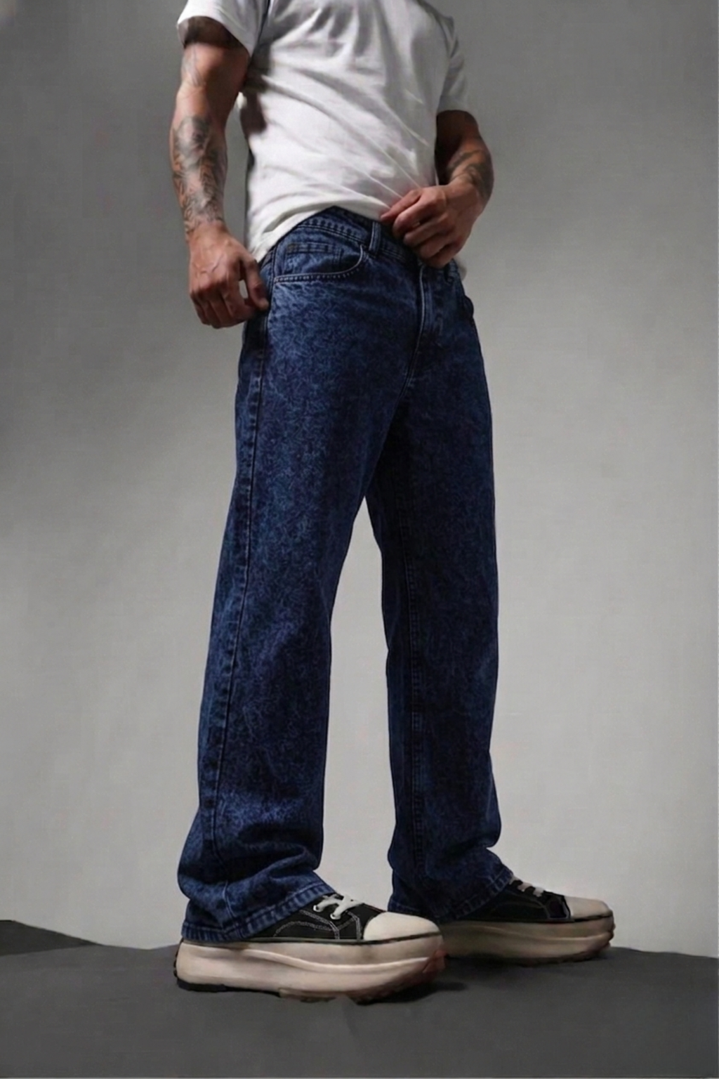 Navy Drift Vintage Washed Navy Cargo