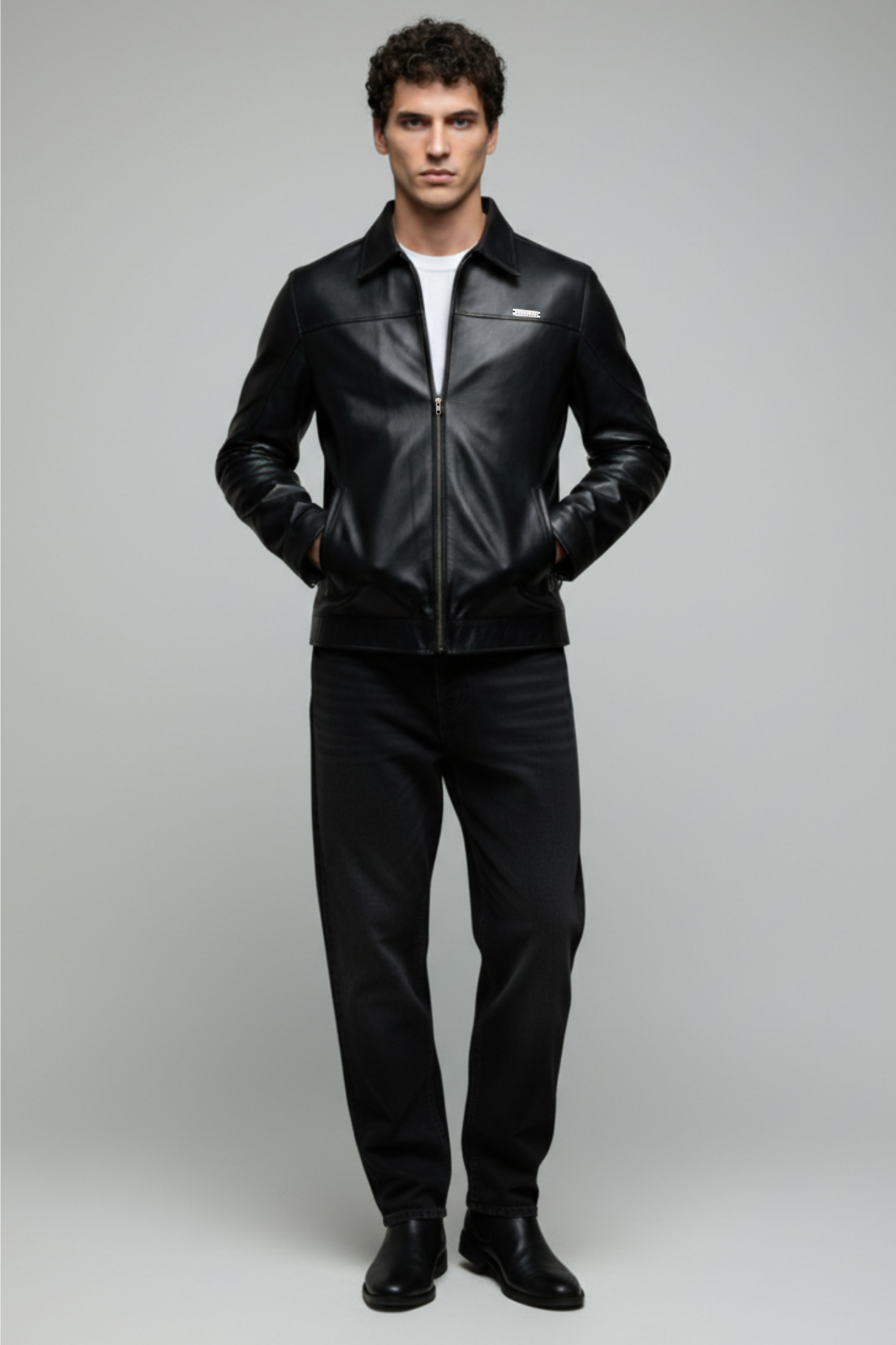 Miler faux leather jacket