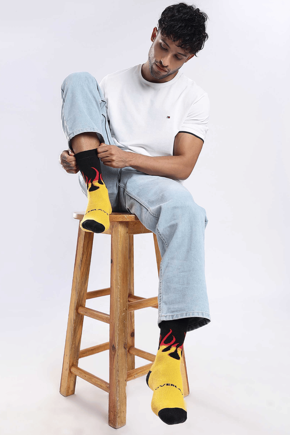 Limitless Socks Flame Yellow