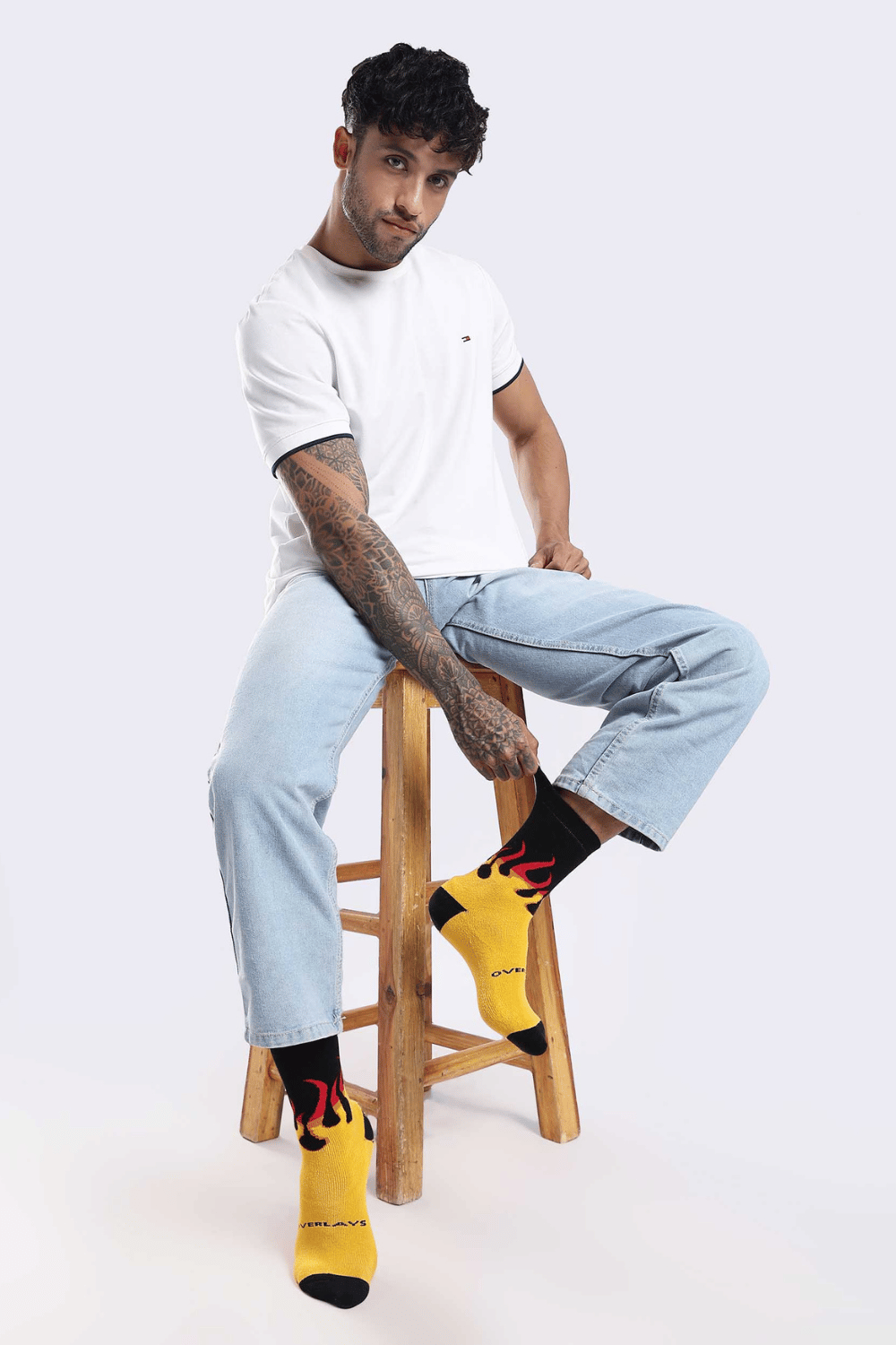 Limitless Socks Flame Yellow