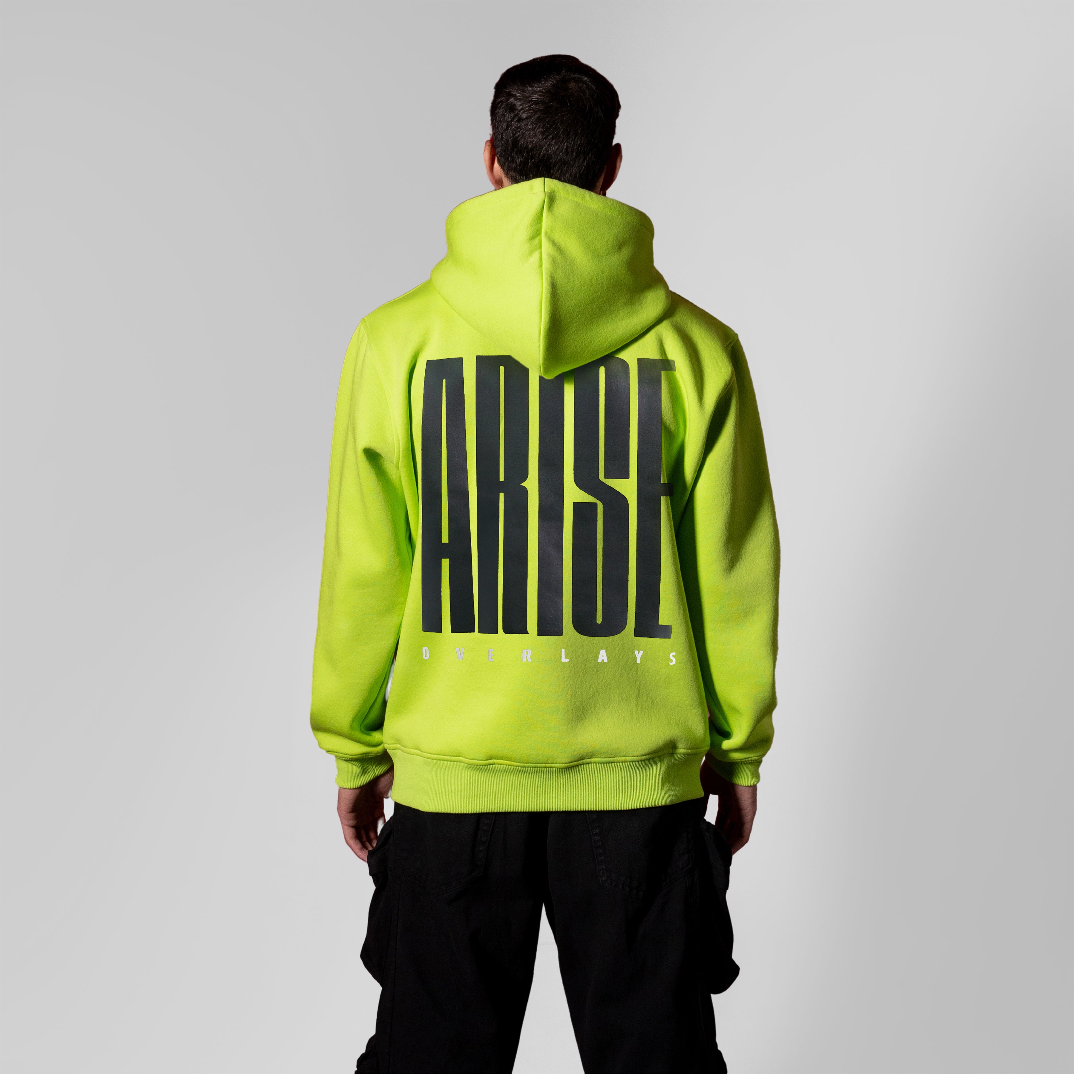 Arise Acid Lime Embossed Hoodie