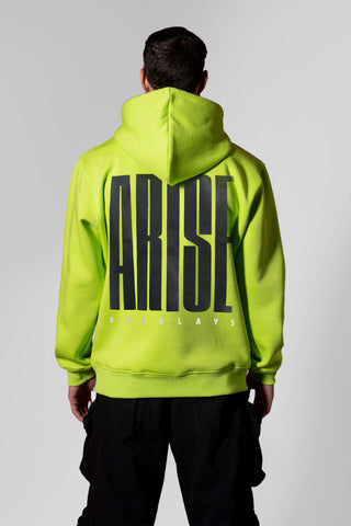 Arise Acid Lime Embossed Hoodie