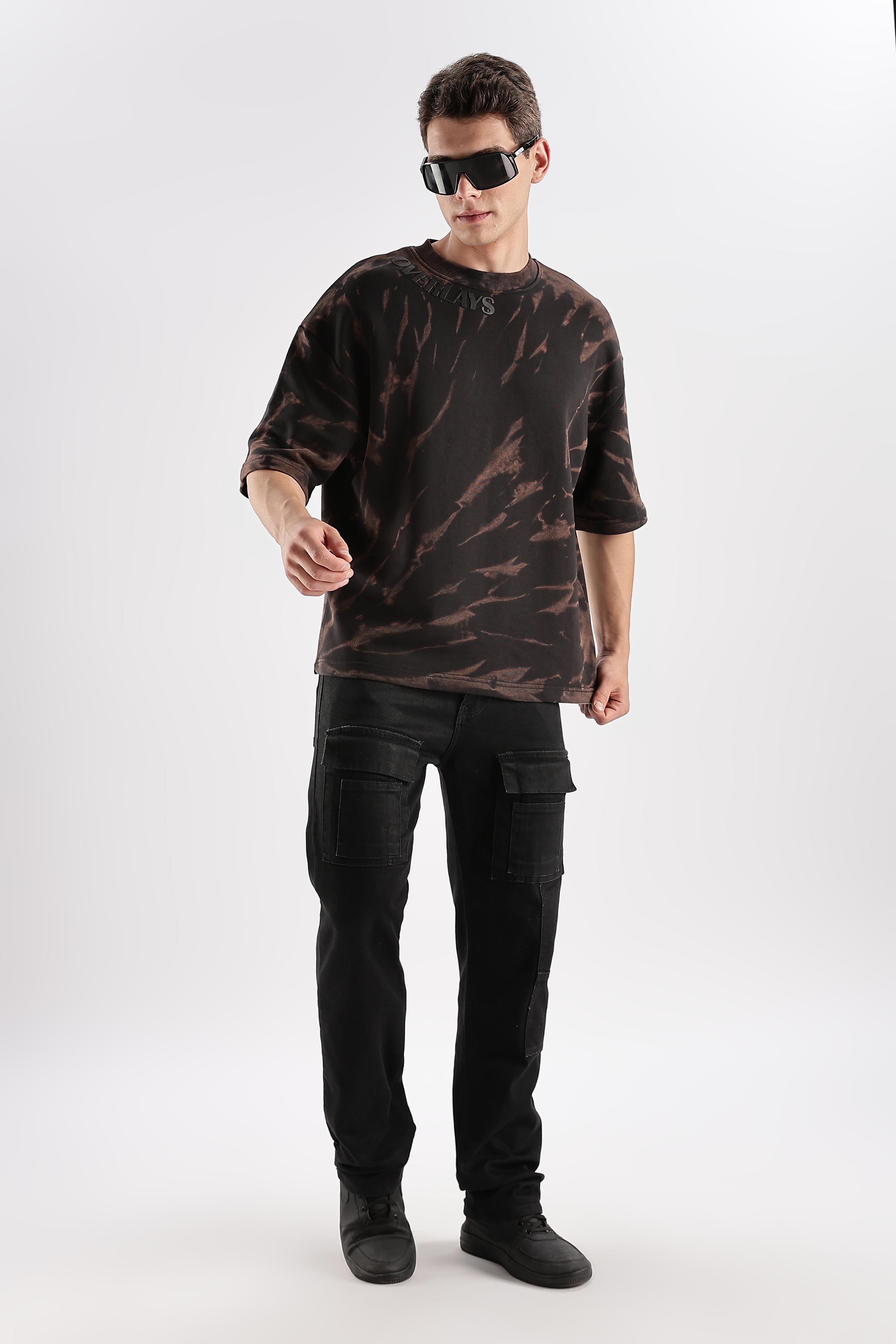 Shadow Splash  Oversized T-shirt
