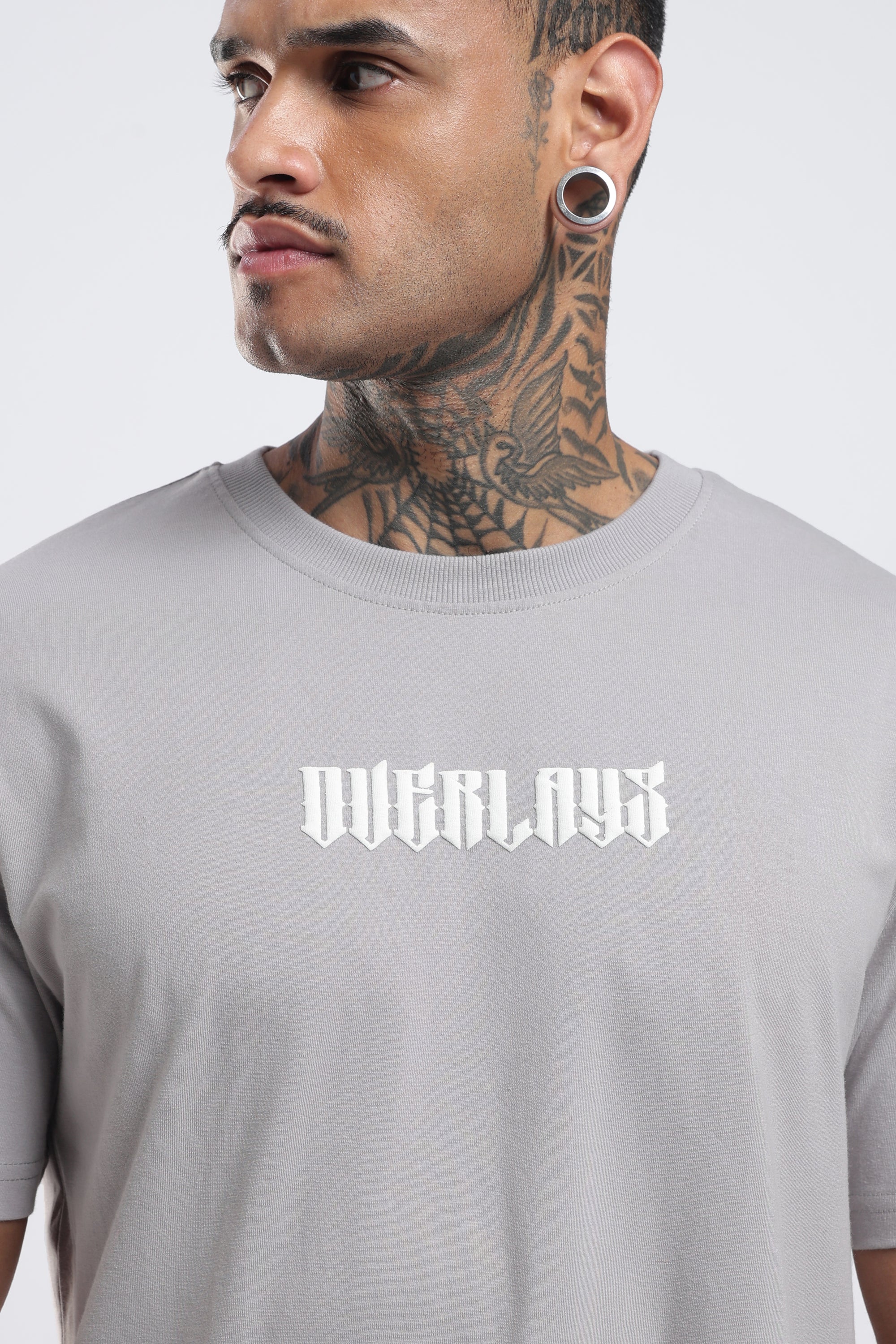 Chase Grey Relaxed  Fit T-Shirt
