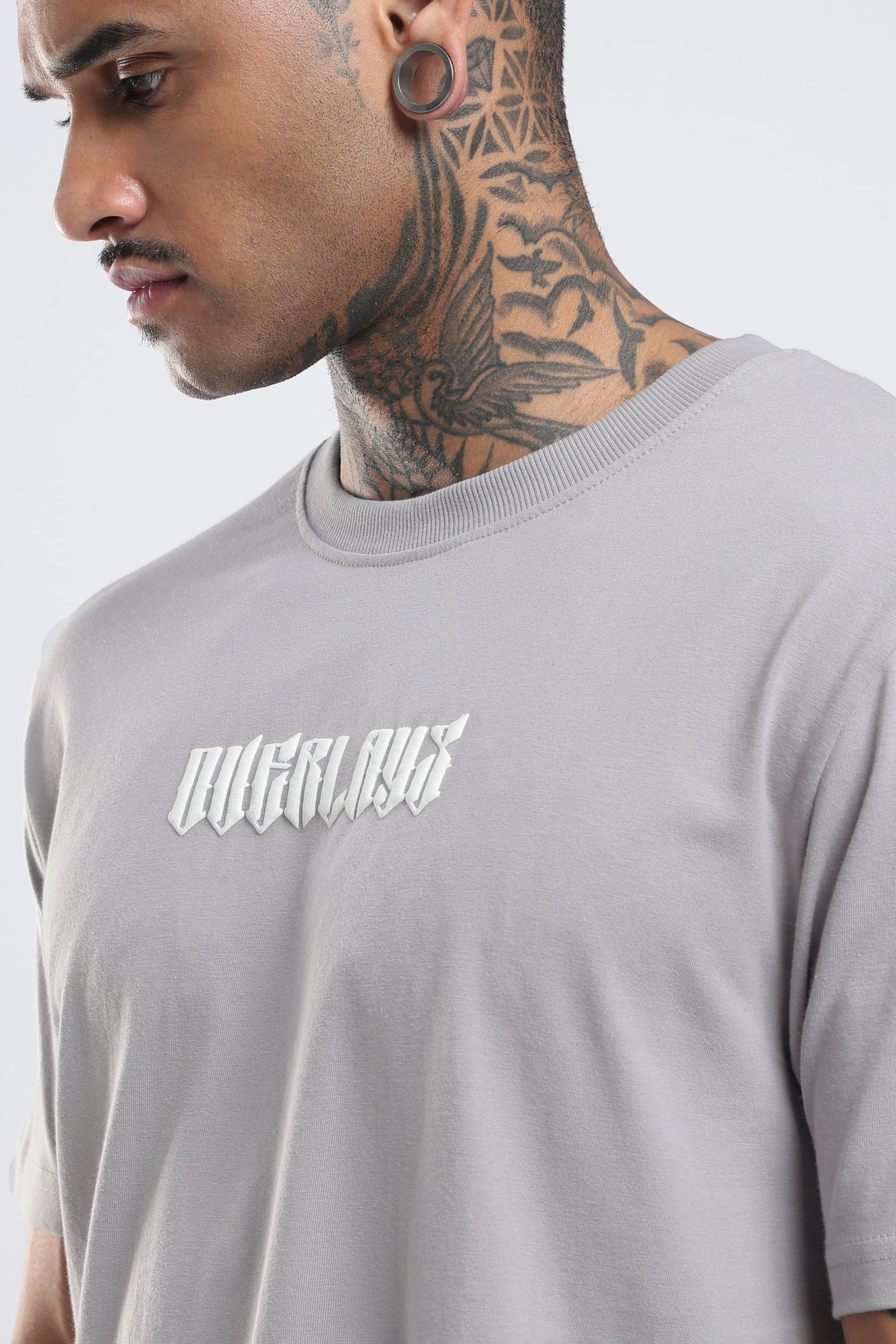 Chase Grey Relaxed  Fit T-Shirt