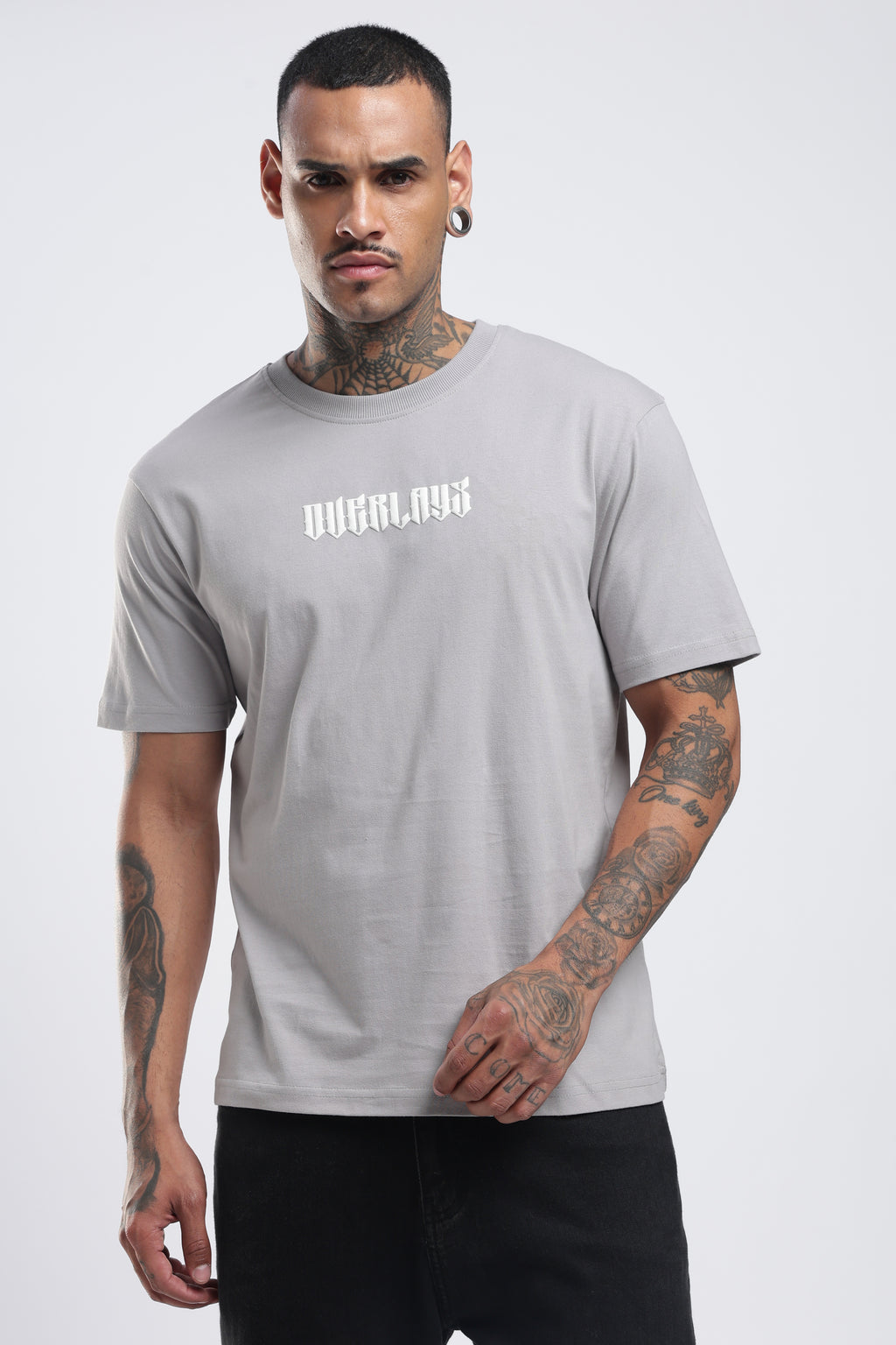 Chase Grey Relaxed  Fit T-Shirt