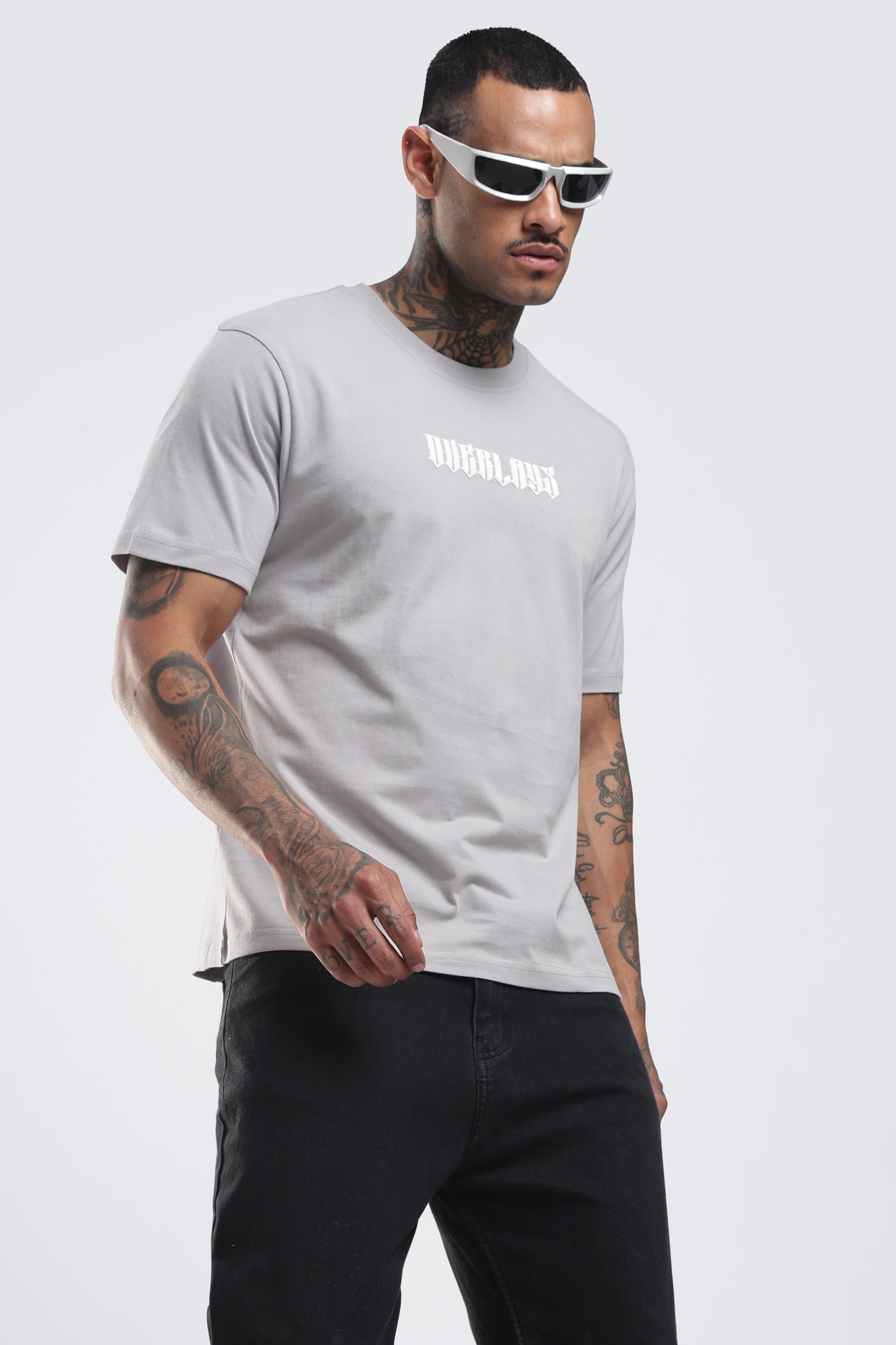 Chase Grey Relaxed  Fit T-Shirt