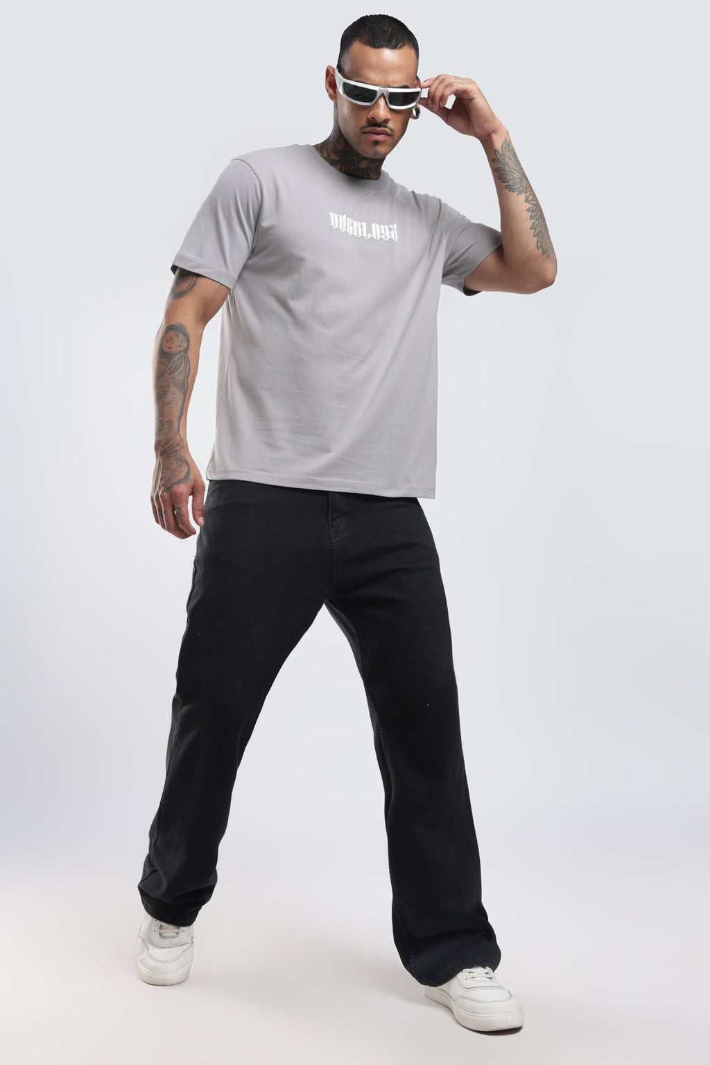 Chase Grey Relaxed  Fit T-Shirt
