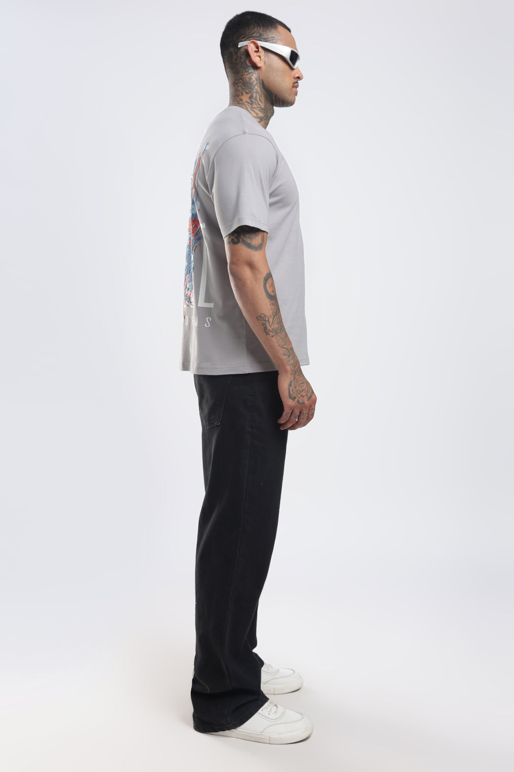 Chase Grey Relaxed  Fit T-Shirt