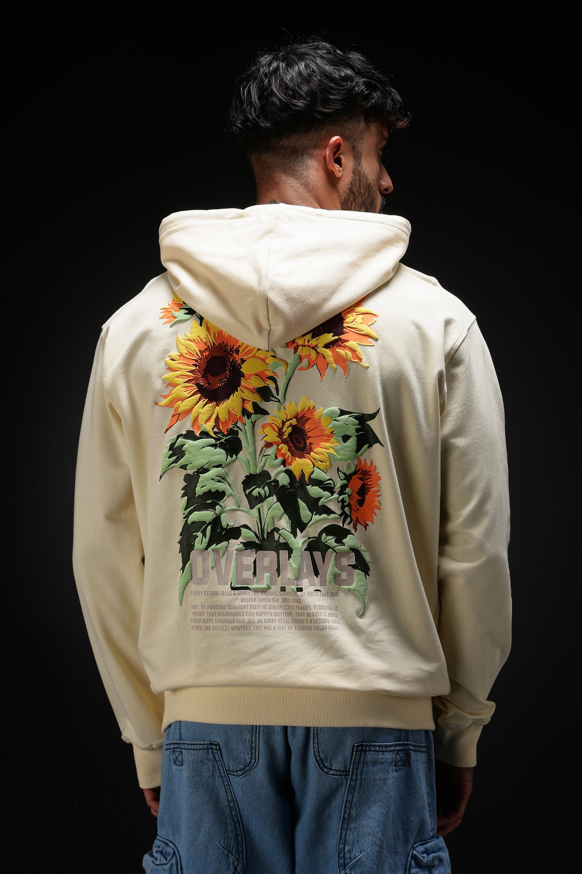 Sunflower Beige Oversized Hoodie