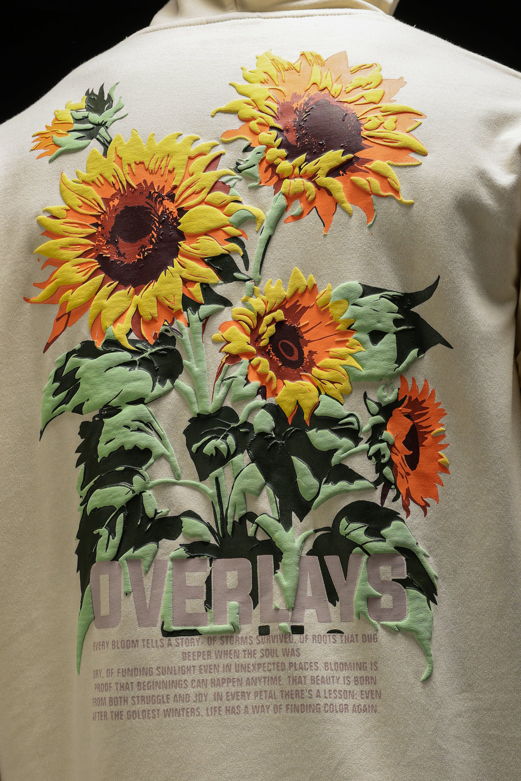 Sunflower Beige Oversized Hoodie