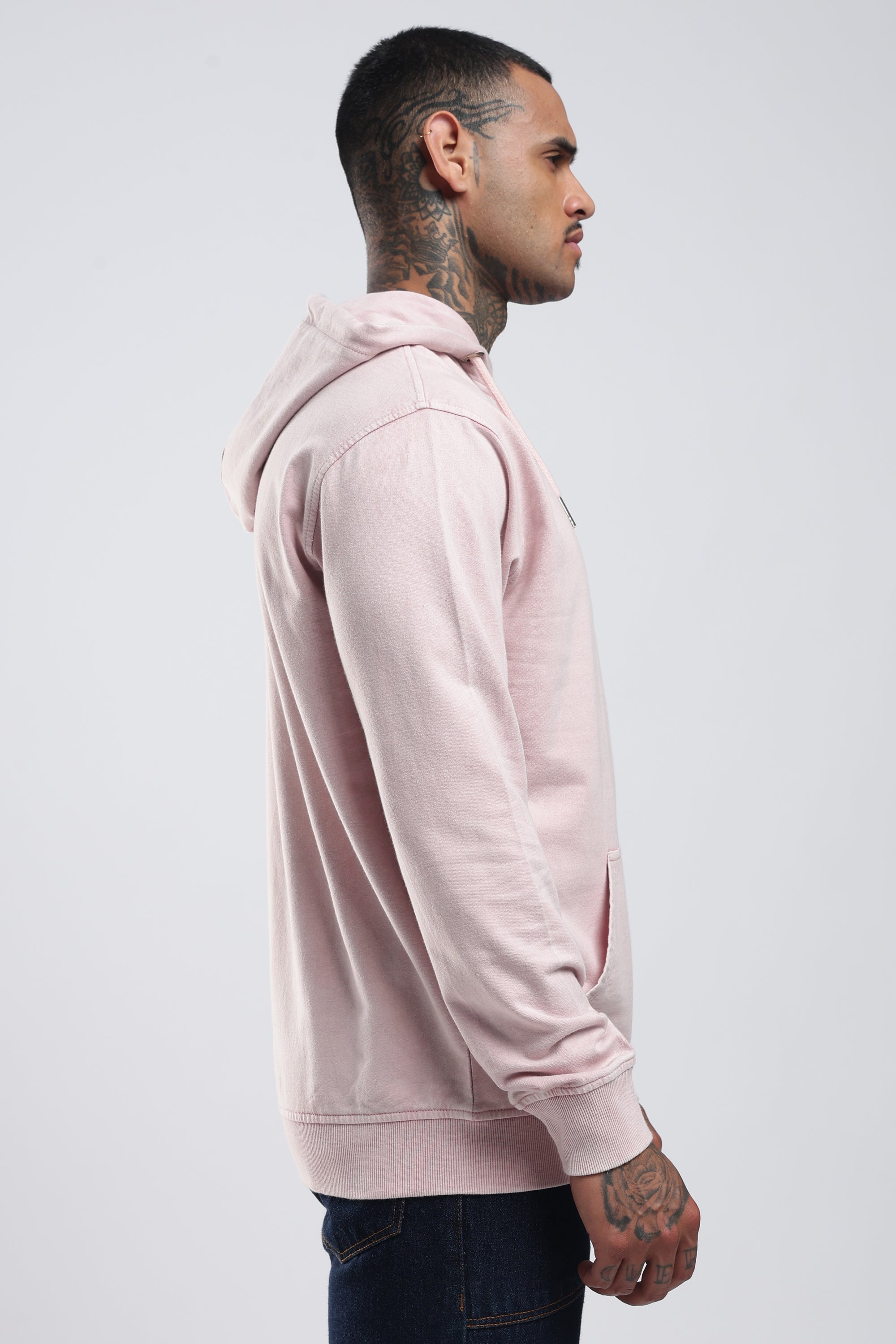 Blush Distressed hoodie