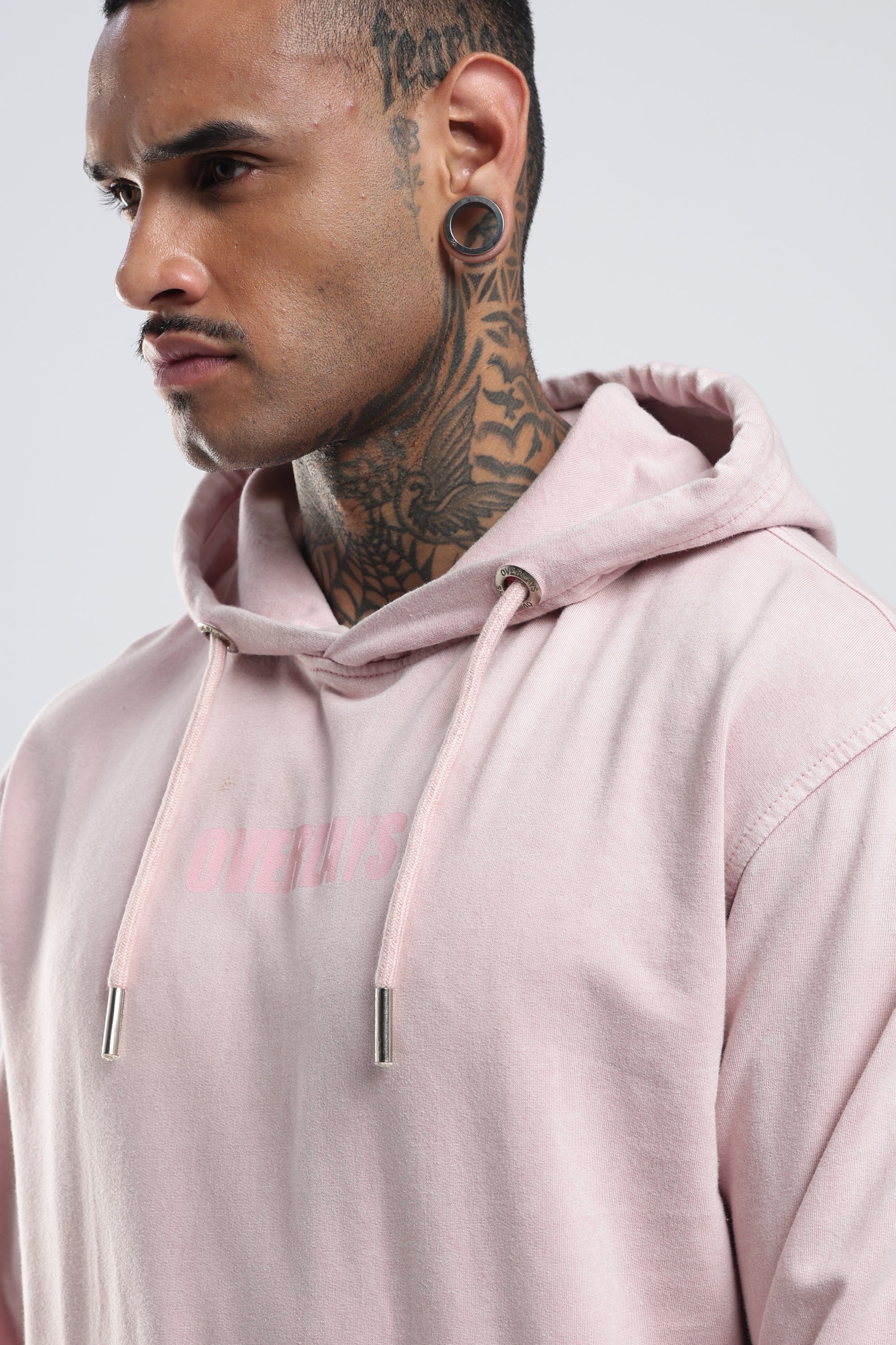 Blush Distressed hoodie