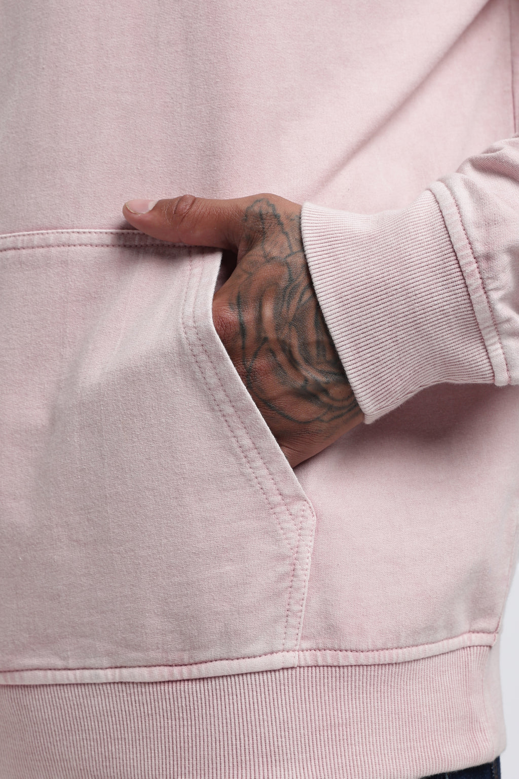 Blush Distressed hoodie