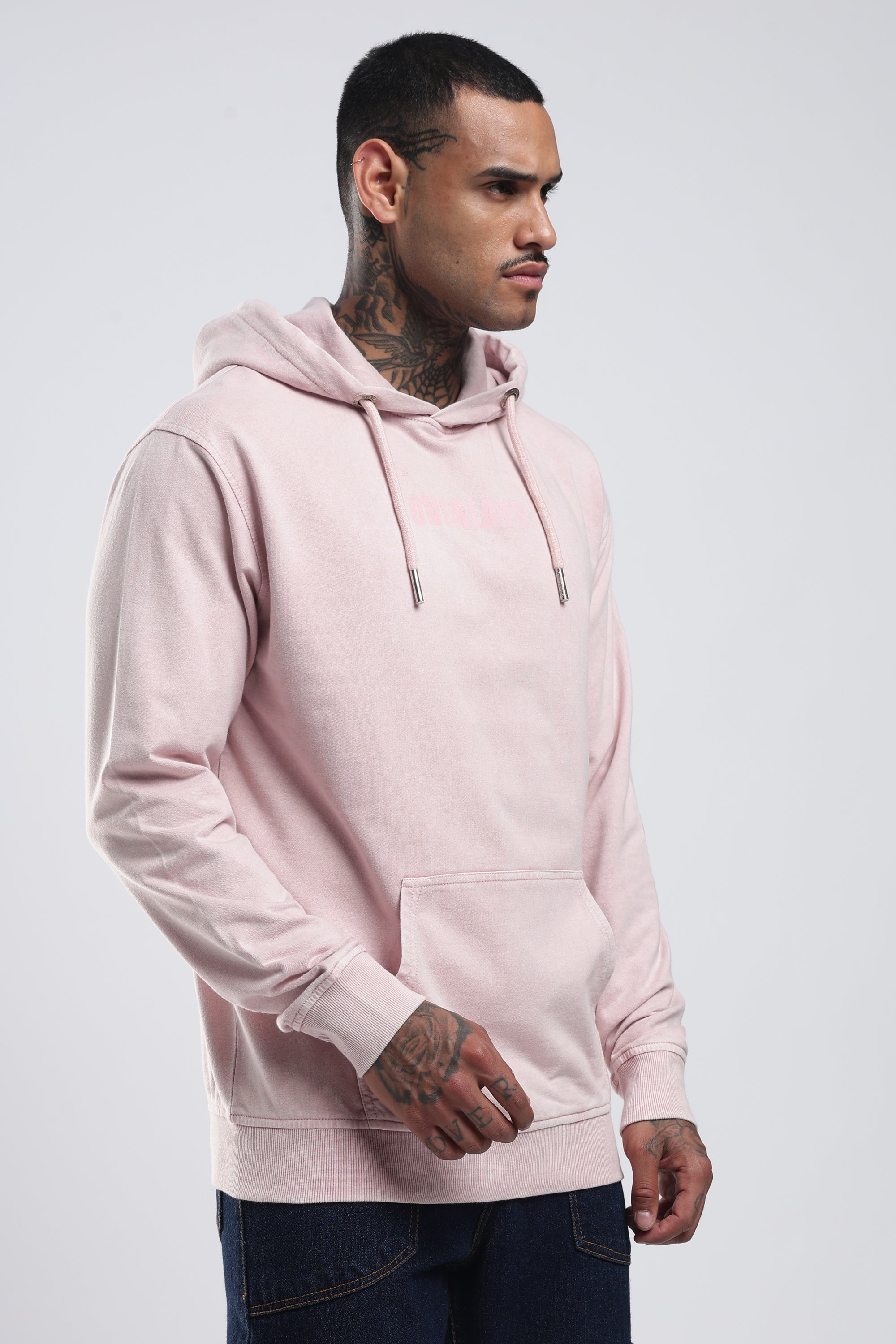 Blush Distressed hoodie
