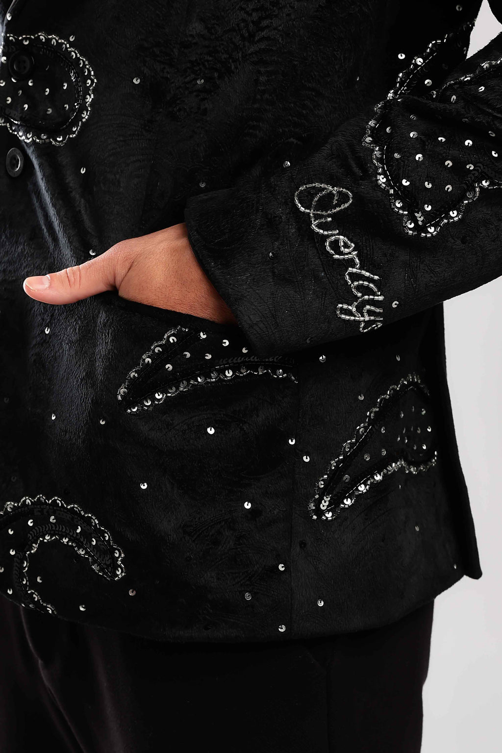 Stardust Sequenced Paisley Suit