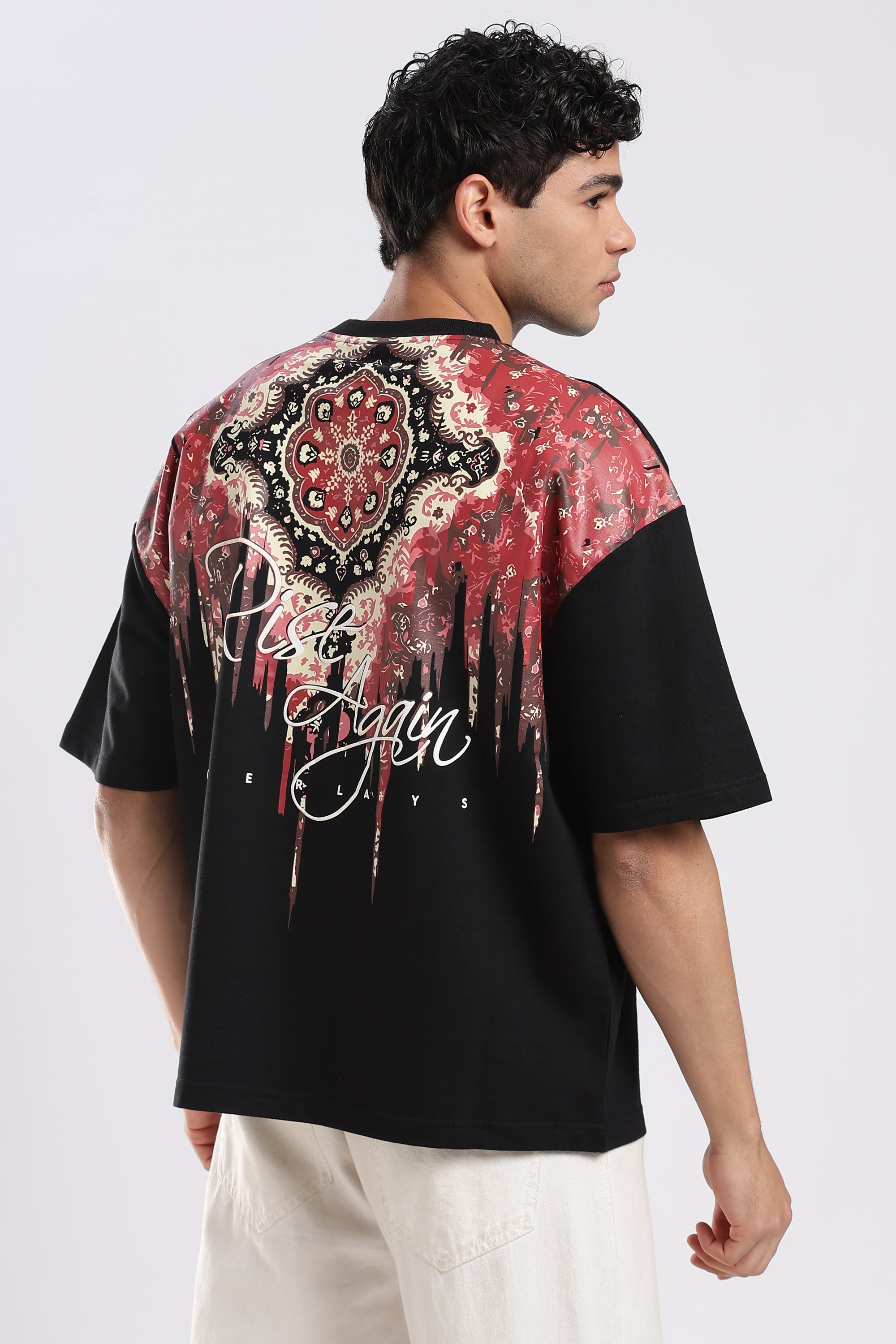 Carpedian  Black Oversized Tshirt