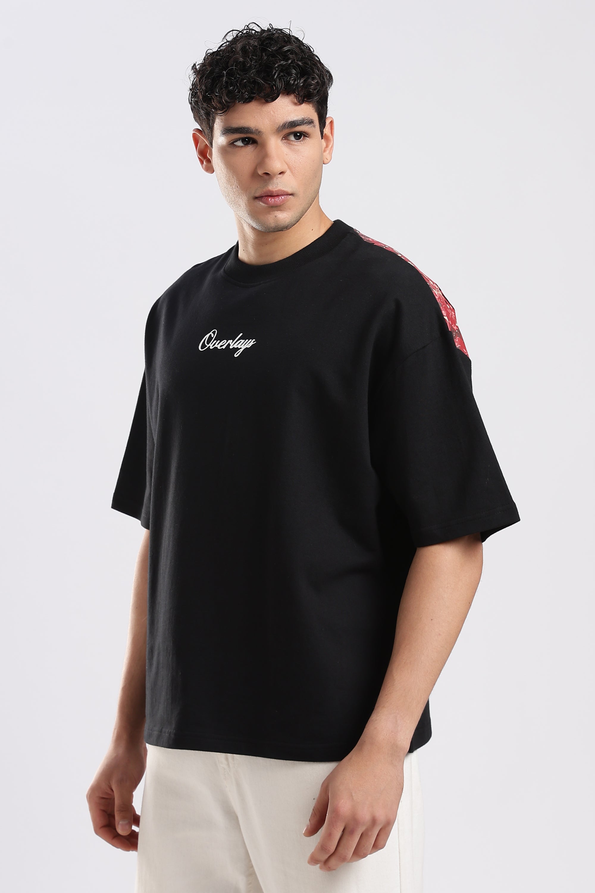 Carpedian  Black Oversized Tshirt