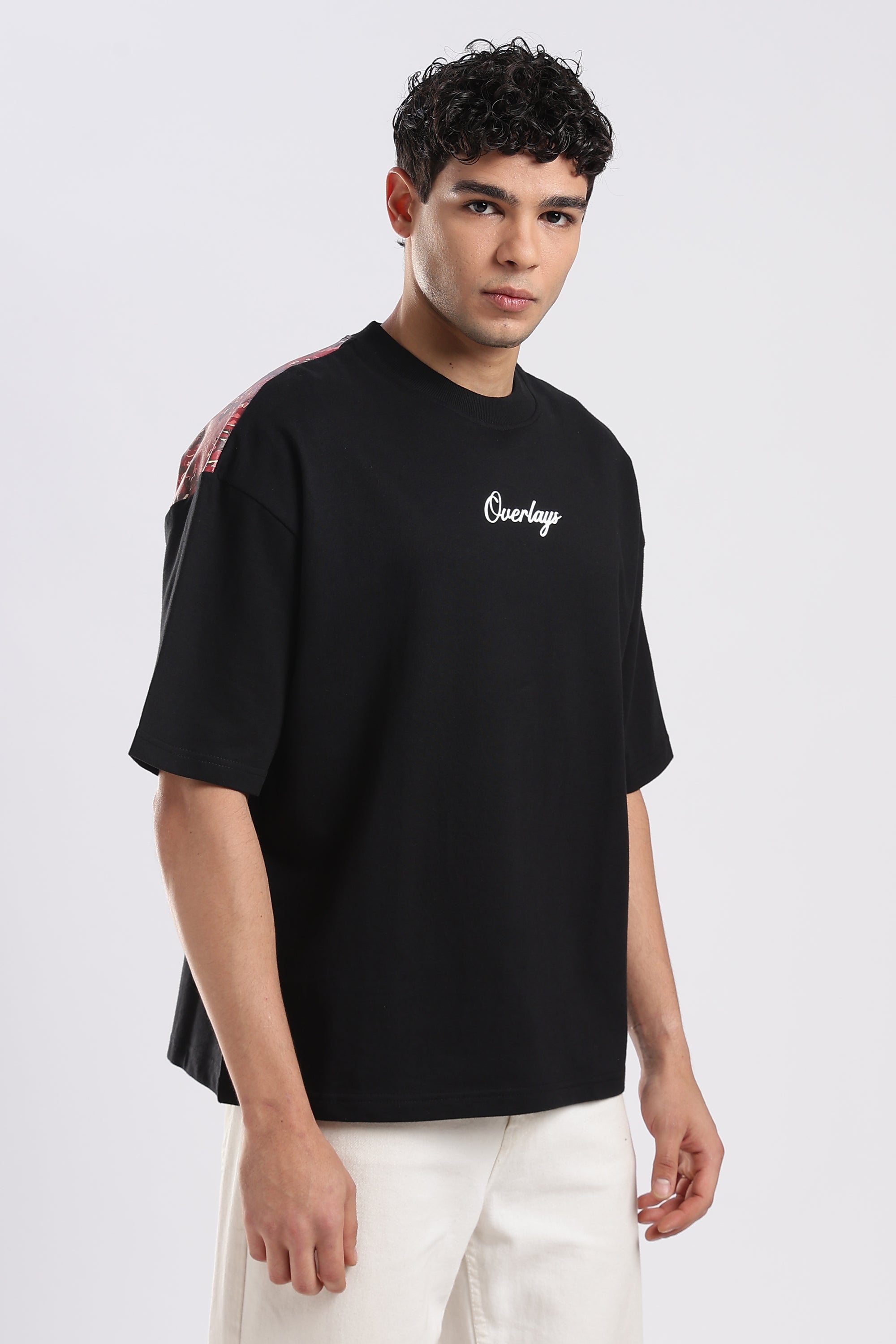 Carpedian  Black Oversized Tshirt