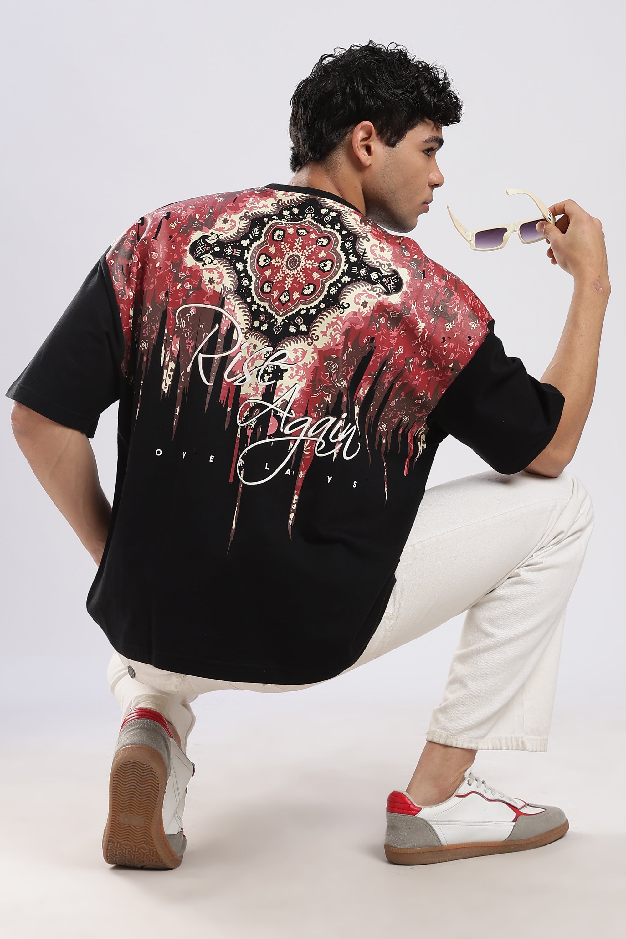 Carpedian  Black Oversized Tshirt