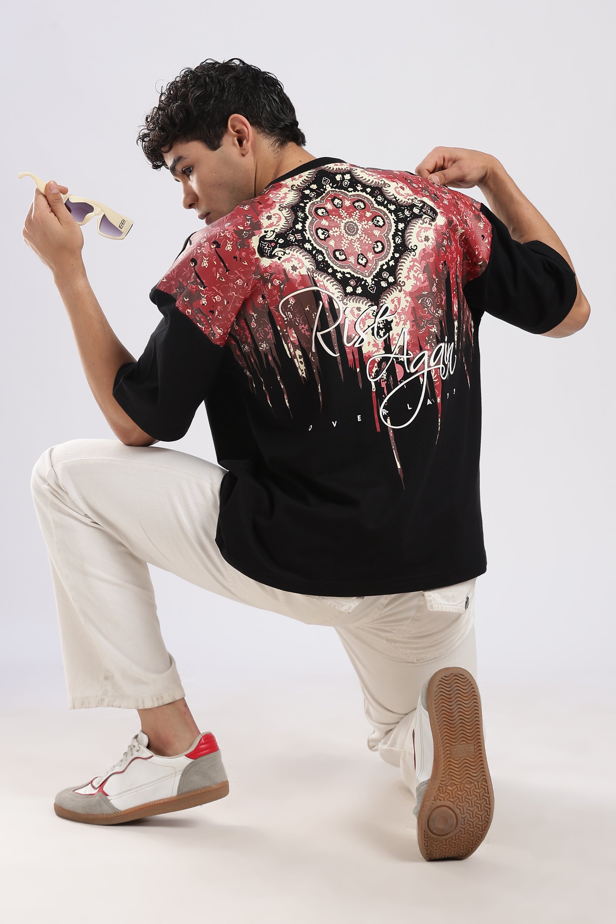 Carpedian  Black Oversized Tshirt