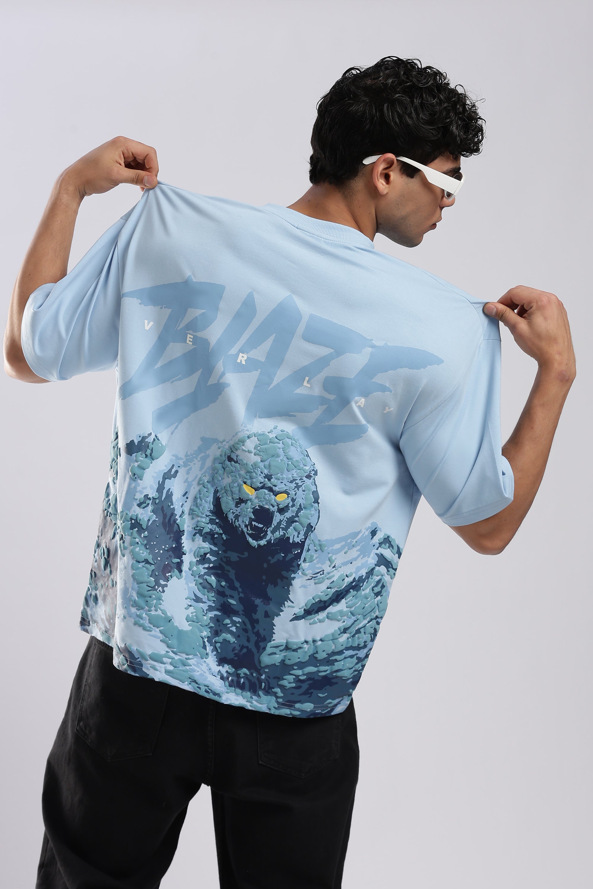 Polar Blaze Blue Oversized T-shirt