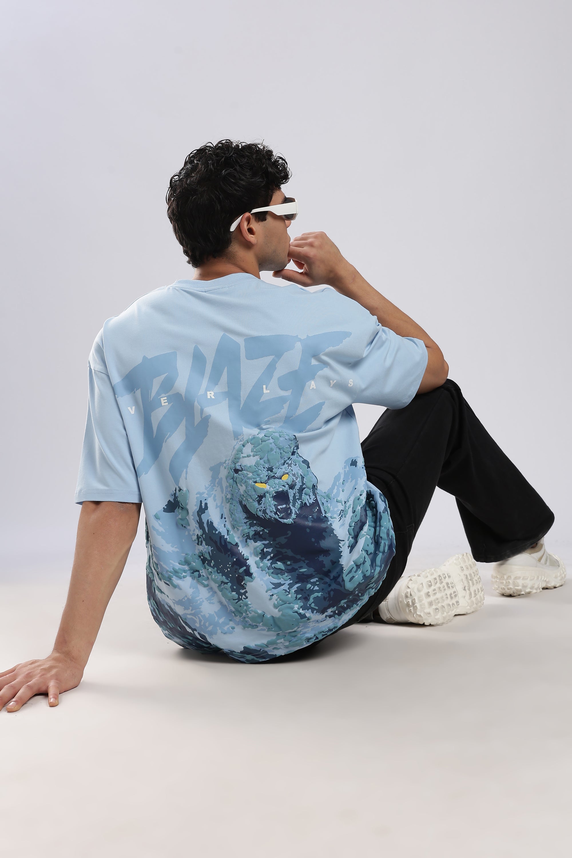 Polar Blaze Blue Oversized T-shirt