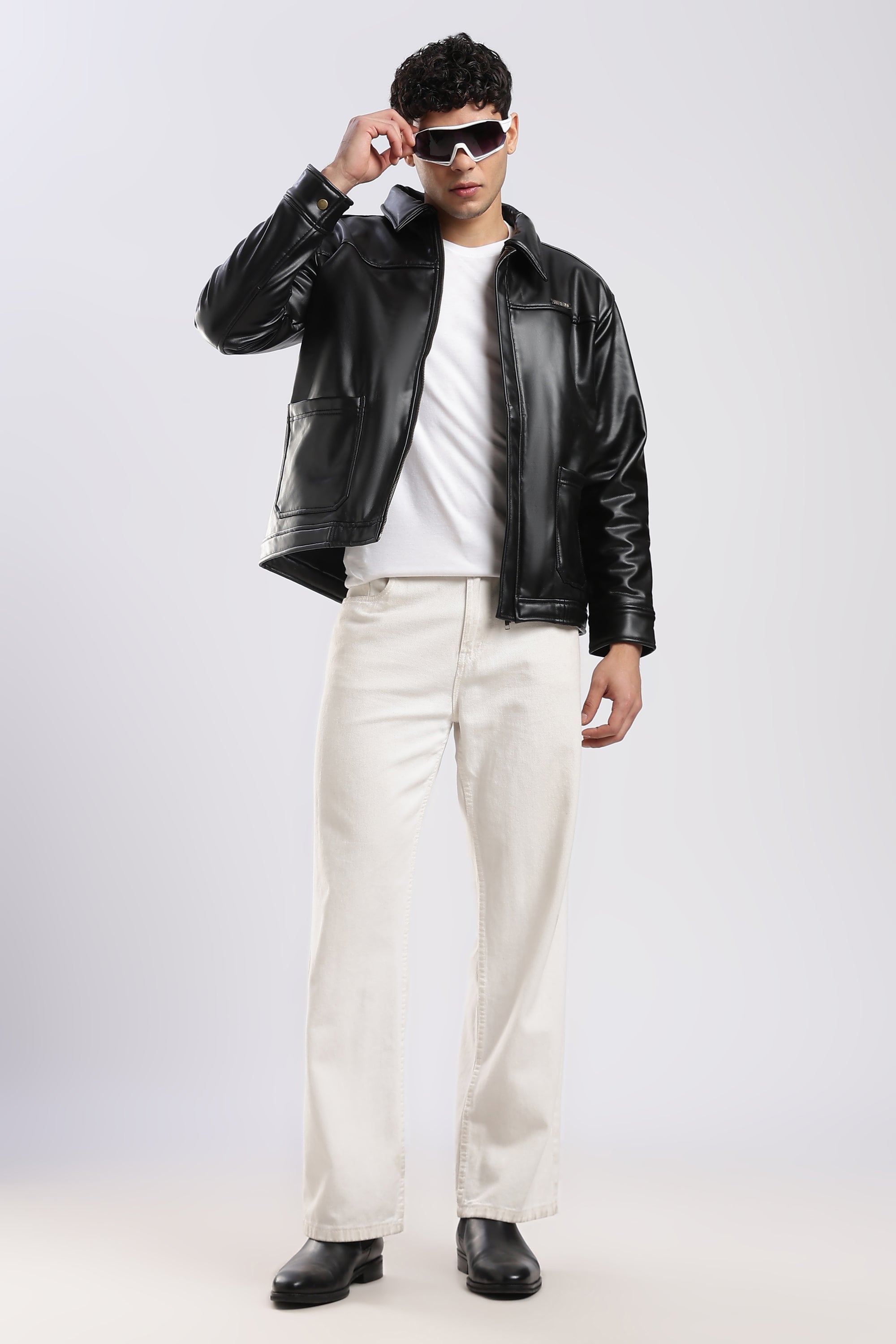 Raven Miler Faux Leather Jacket