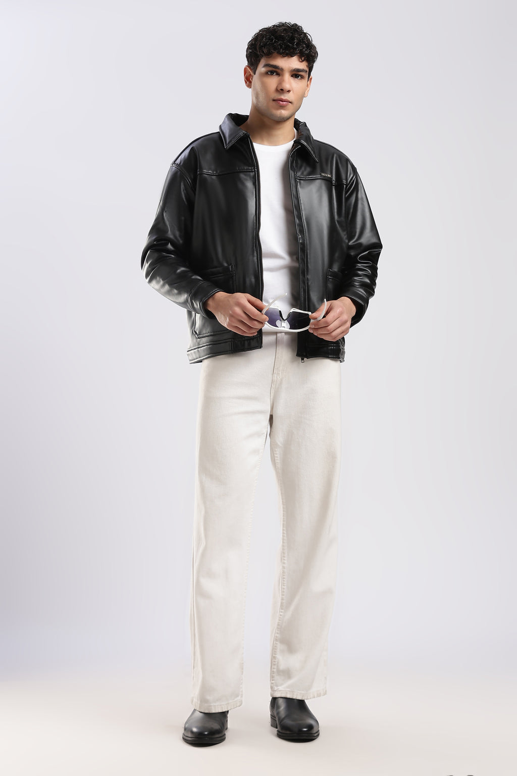 Raven Miler Faux Leather Jacket