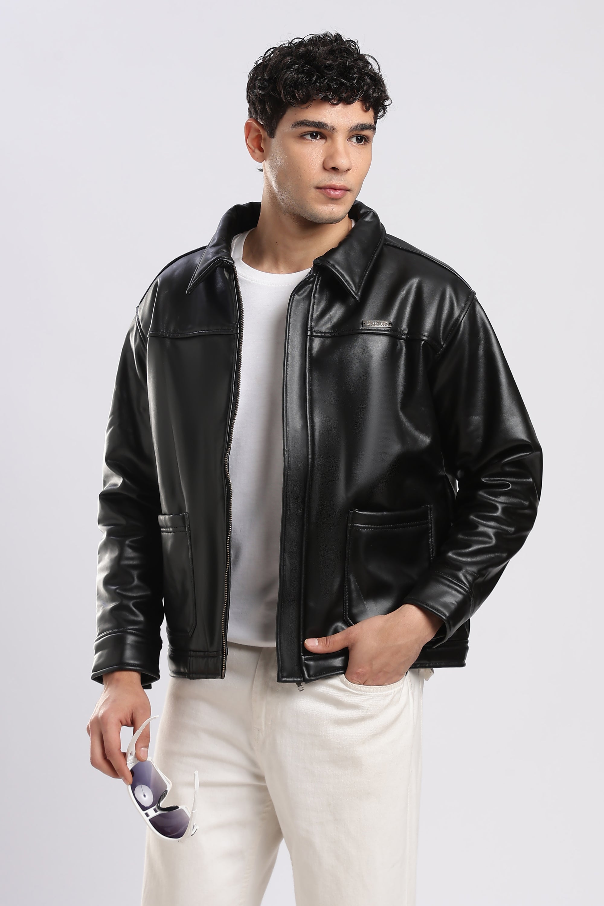 Raven Miler Faux Leather Jacket