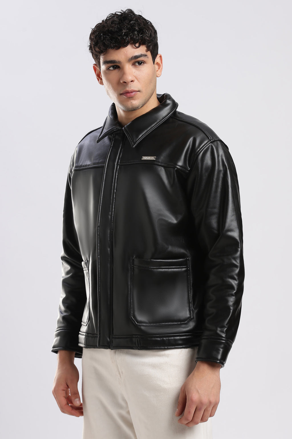 Raven Miler Faux Leather Jacket