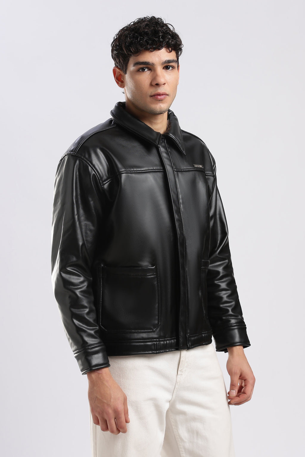 Raven Miler Faux Leather Jacket