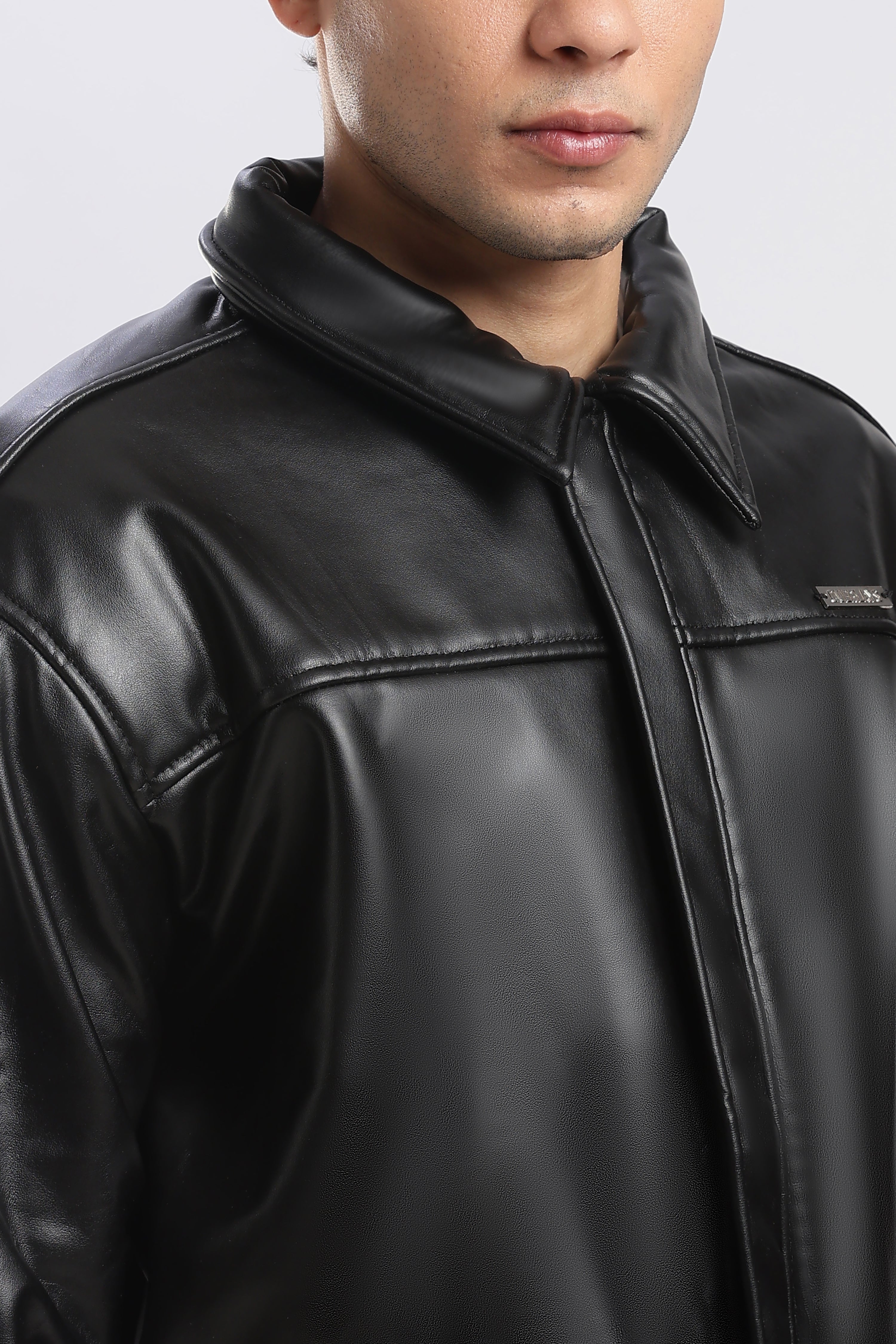 Raven Miler Faux Leather Jacket – Overlays