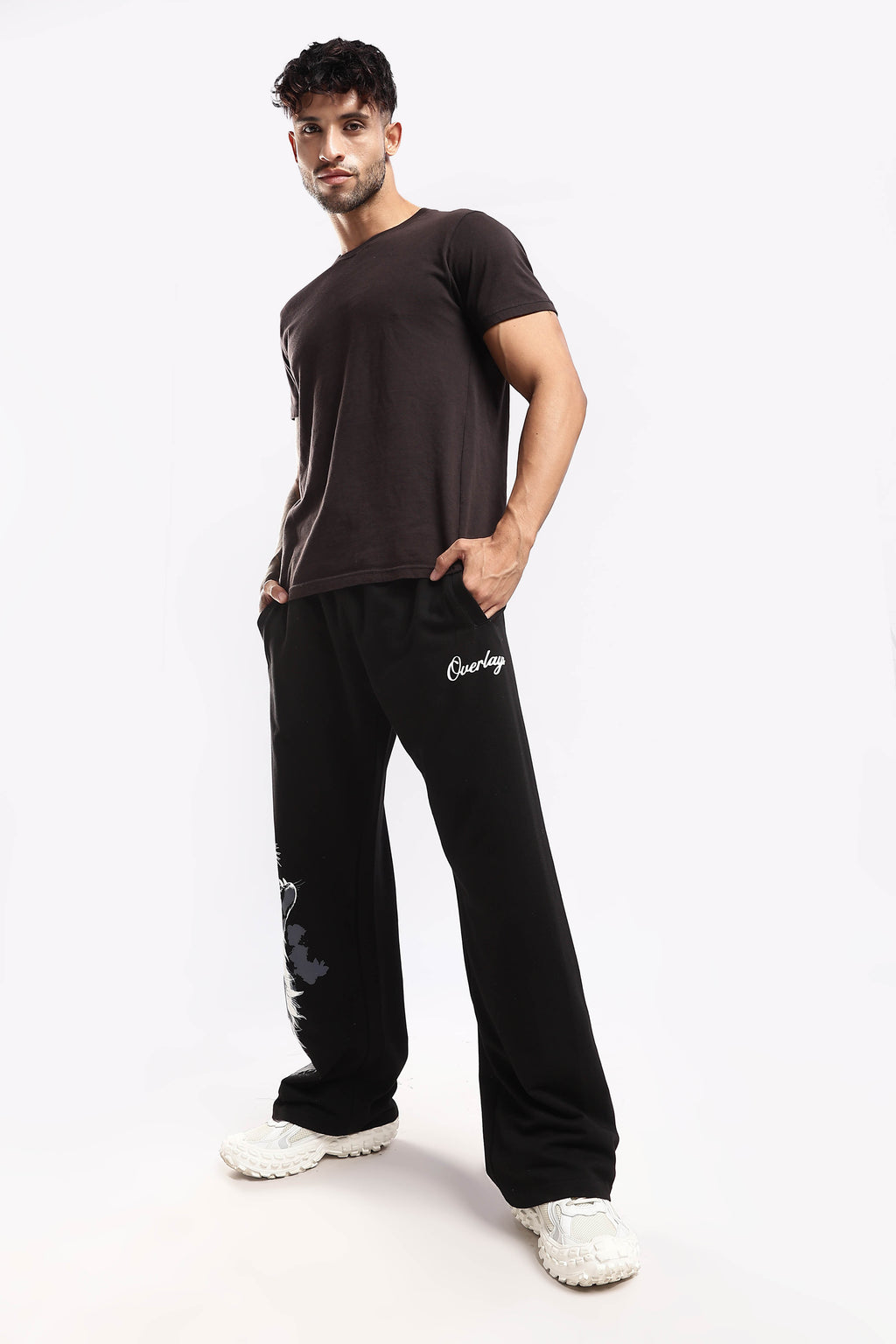 Alpha Rise heavyweight black joggers