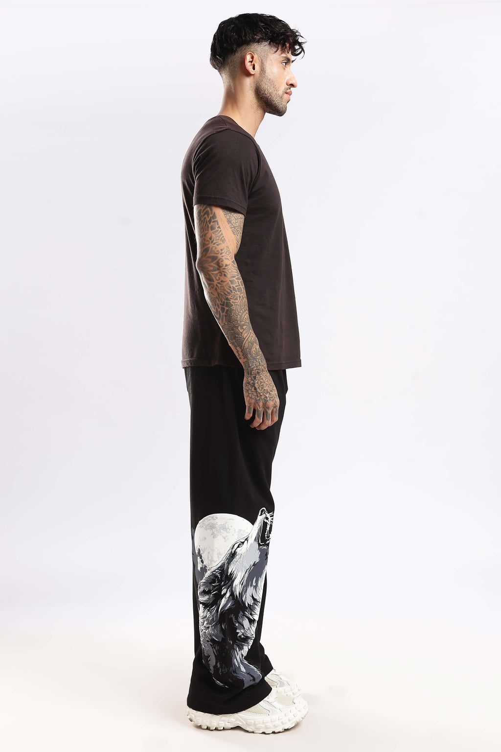 Alpha Rise heavyweight black joggers