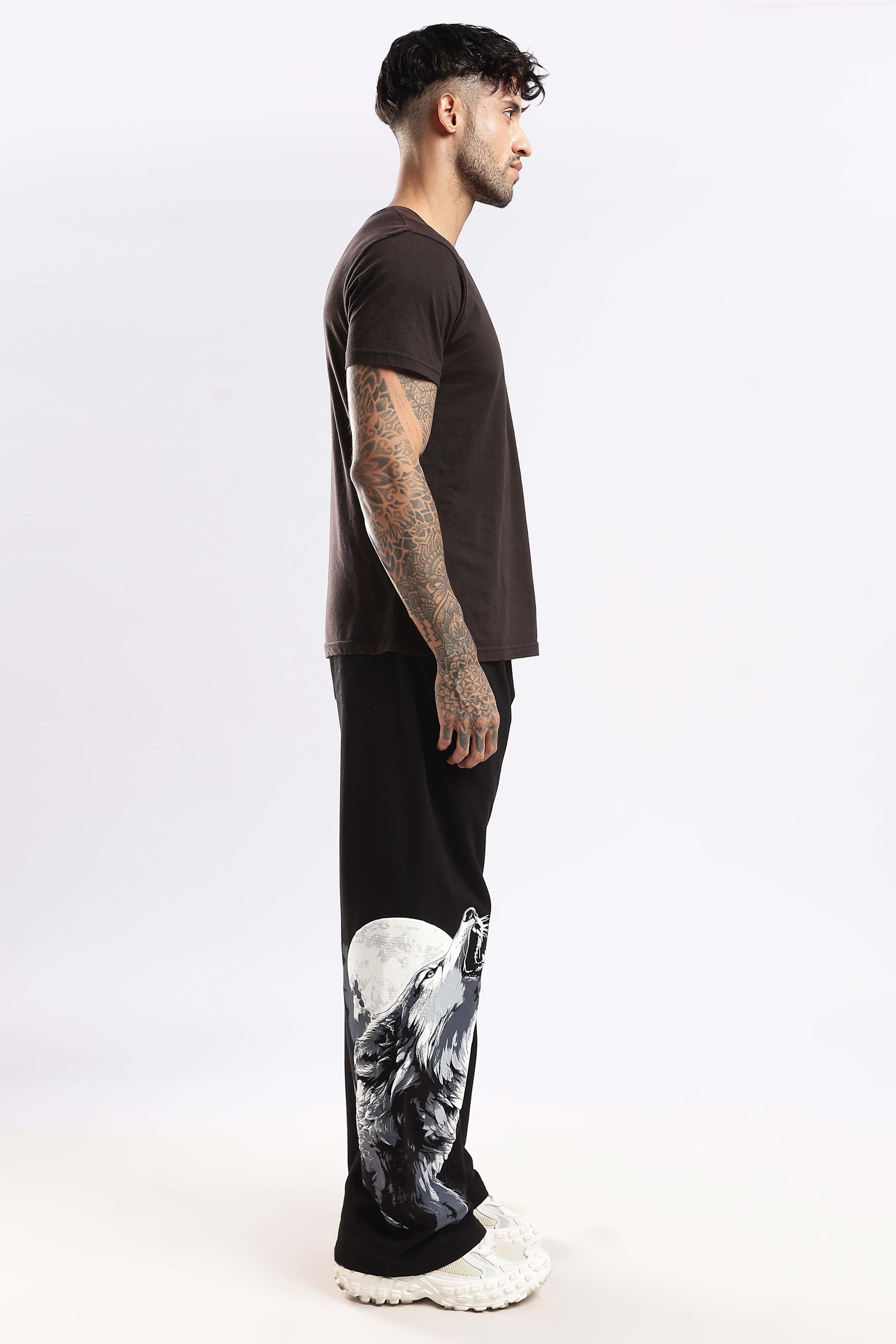 Alpha Rise heavyweight black joggers