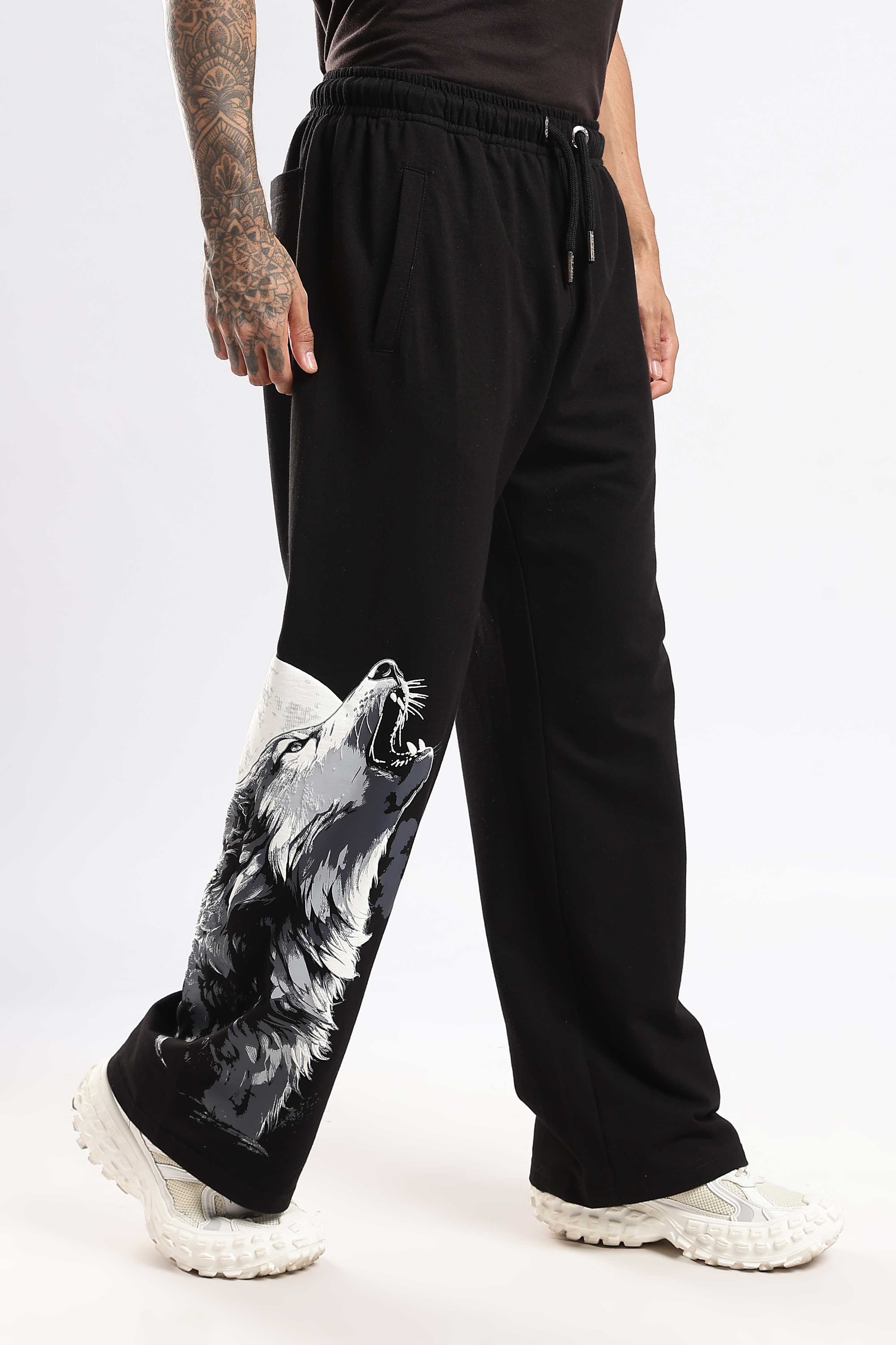 Alpha Rise heavyweight black joggers