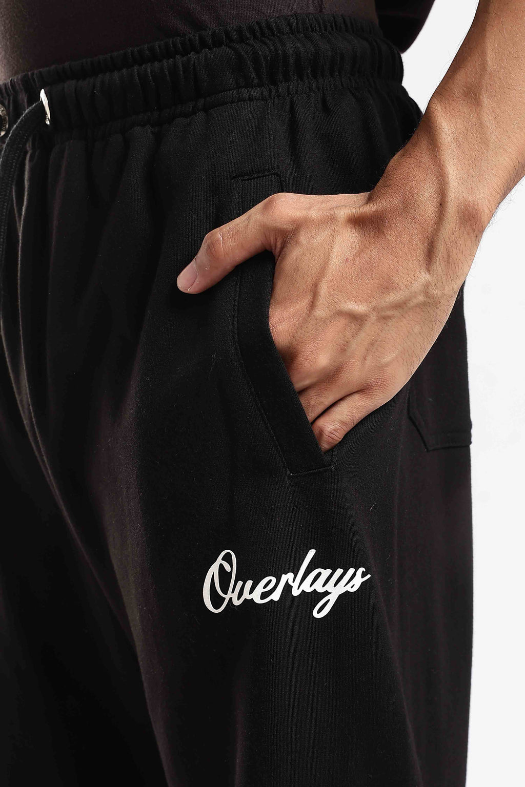 Alpha Rise heavyweight black joggers