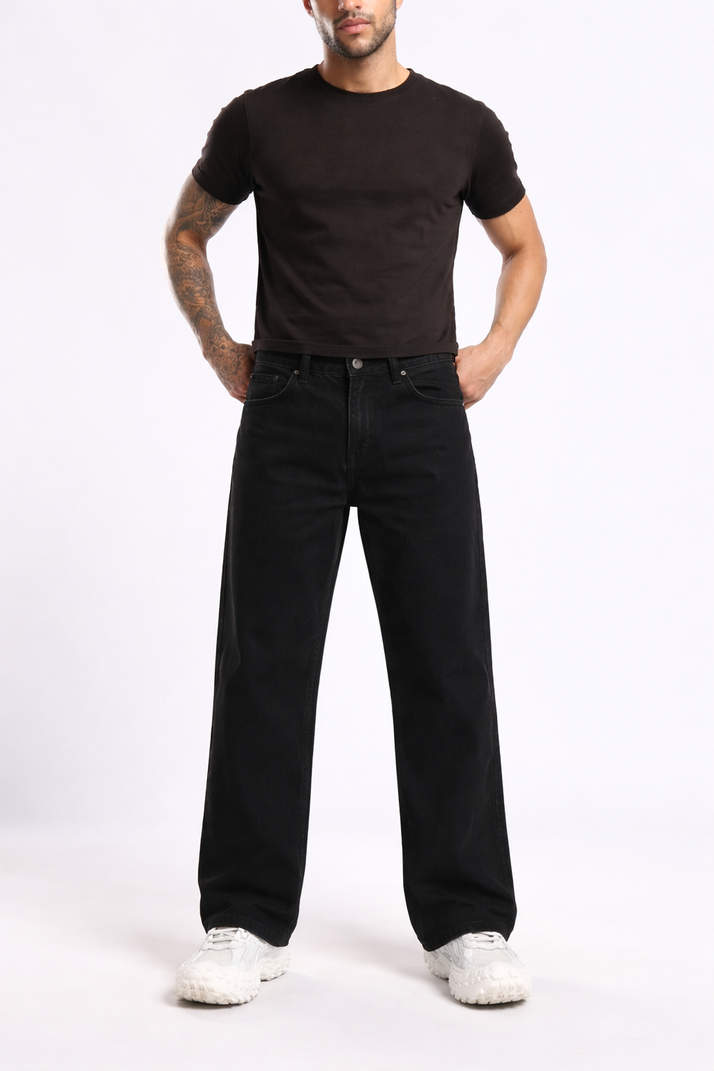 Night Vintage Washed Black Cargo