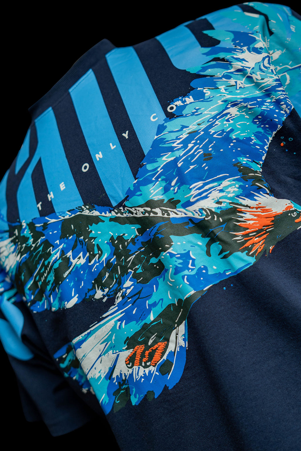 Sky Walker Navy Oversized T-Shirt