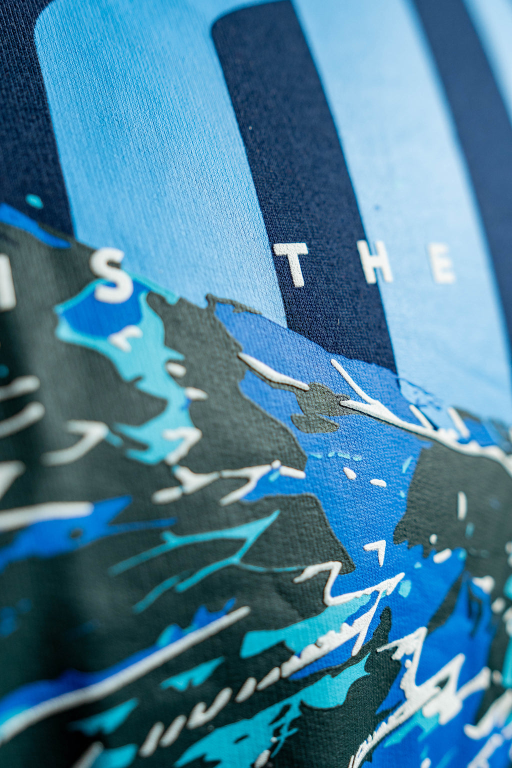 Sky Walker Navy Oversized T-Shirt