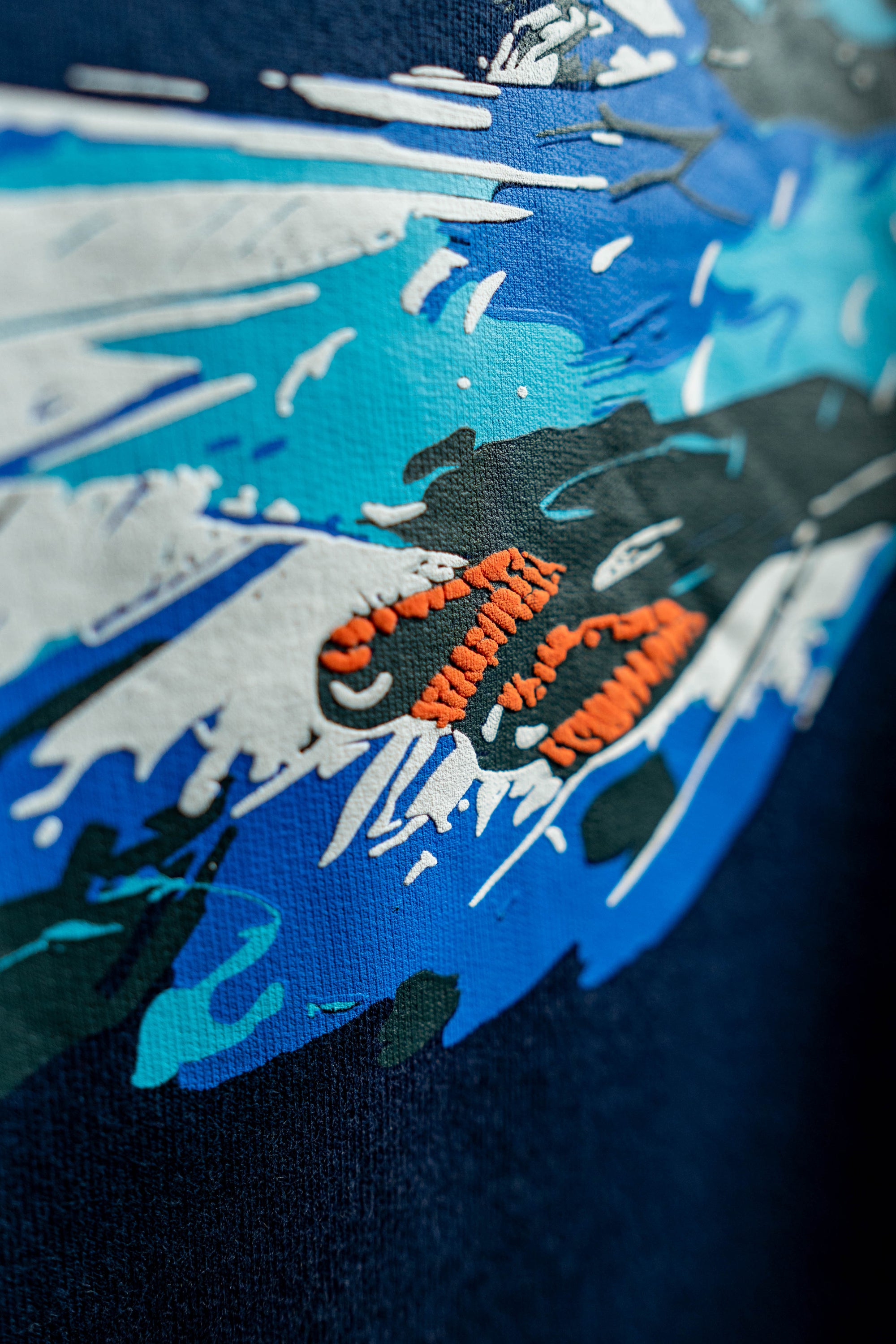 Sky Walker Navy Oversized T-Shirt