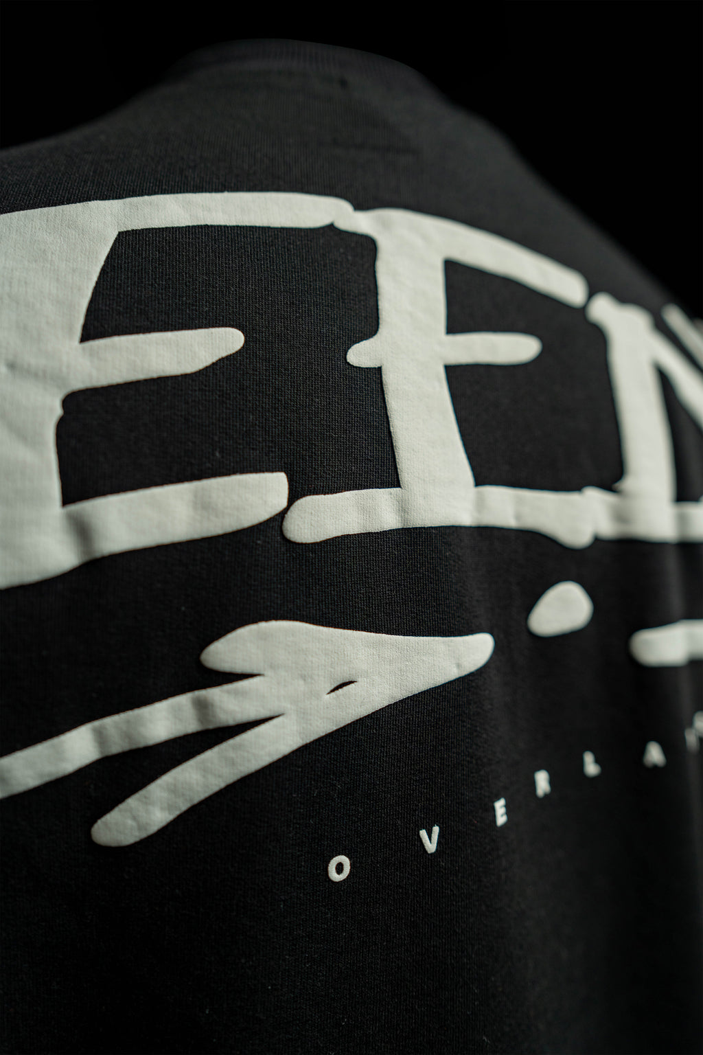 Freedom Graffiti Black Oversized Fit T-Shirt